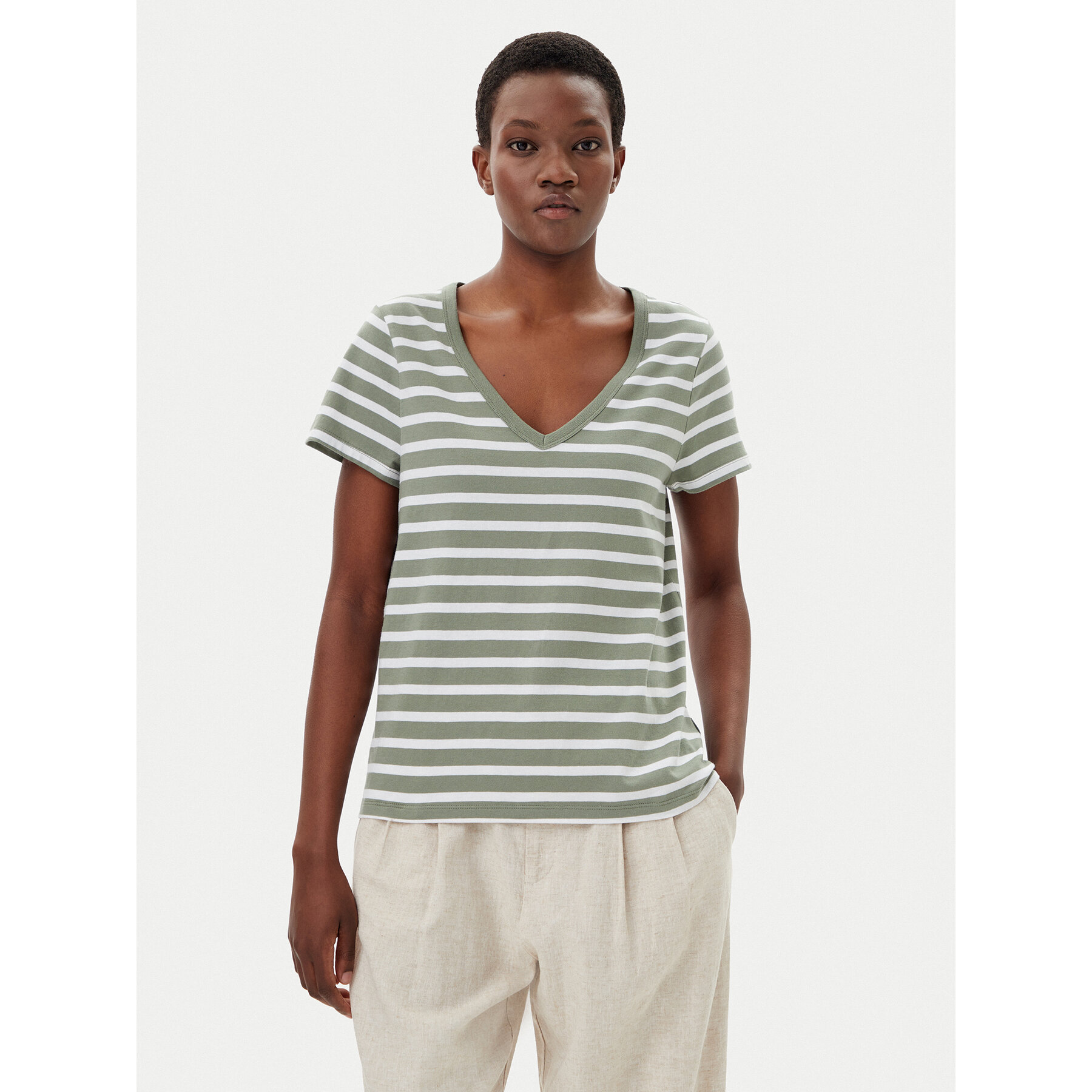 Gap Marškinėliai 721625-01 Žalia Regular Fit