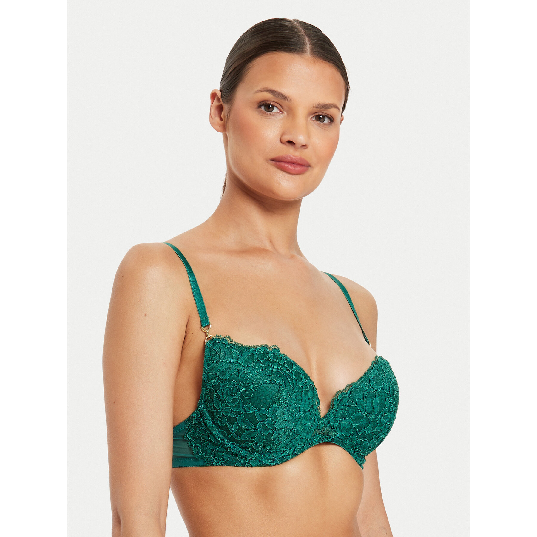 Guess Push up melltartó O4YC15 KCC70 Zöld Regular Fit