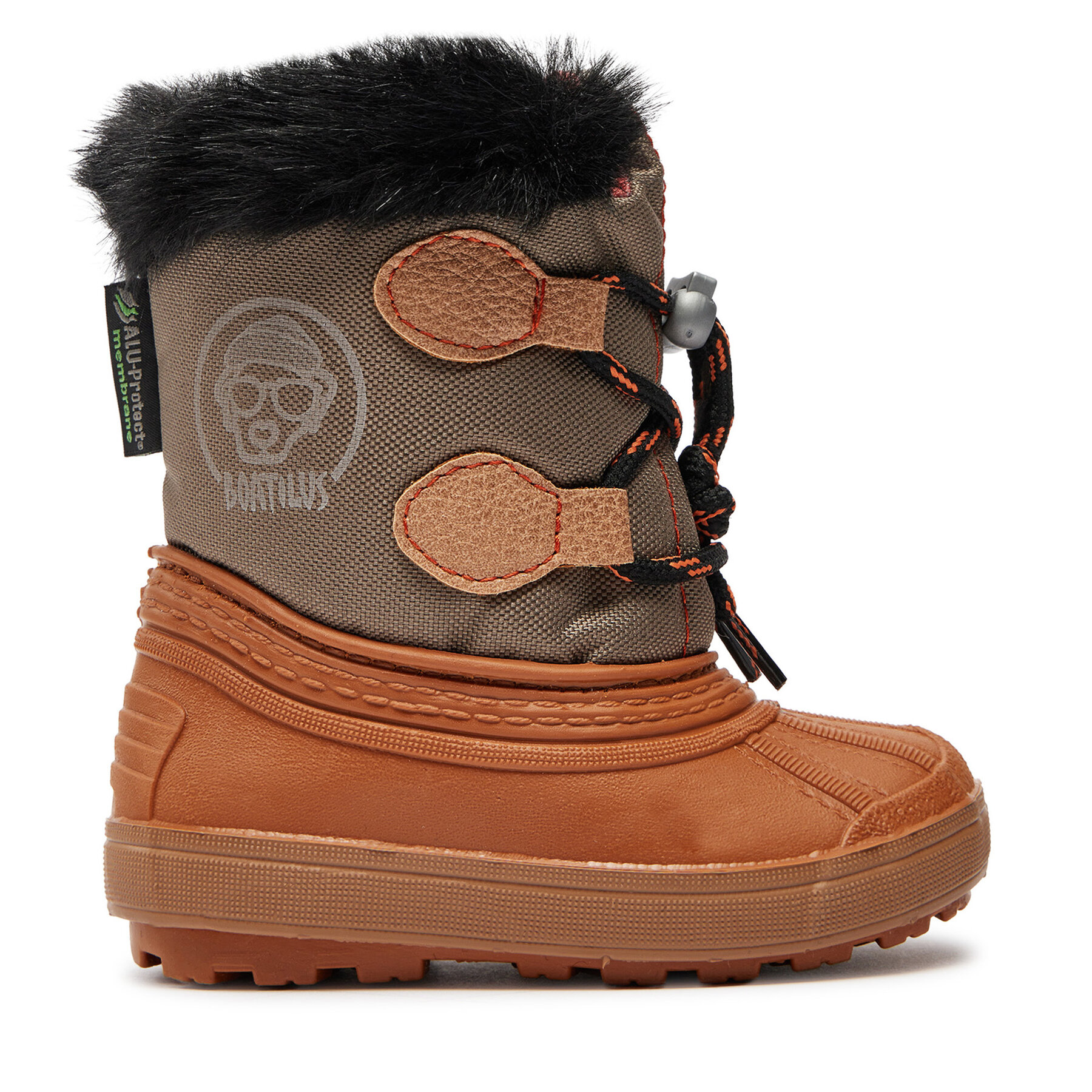 Dziecięce Śniegowce Boatilus, Rozmiar 26-27 Pomarańczowy Nippy 02 Sint. Leather Boot NN02 VAR.41NR