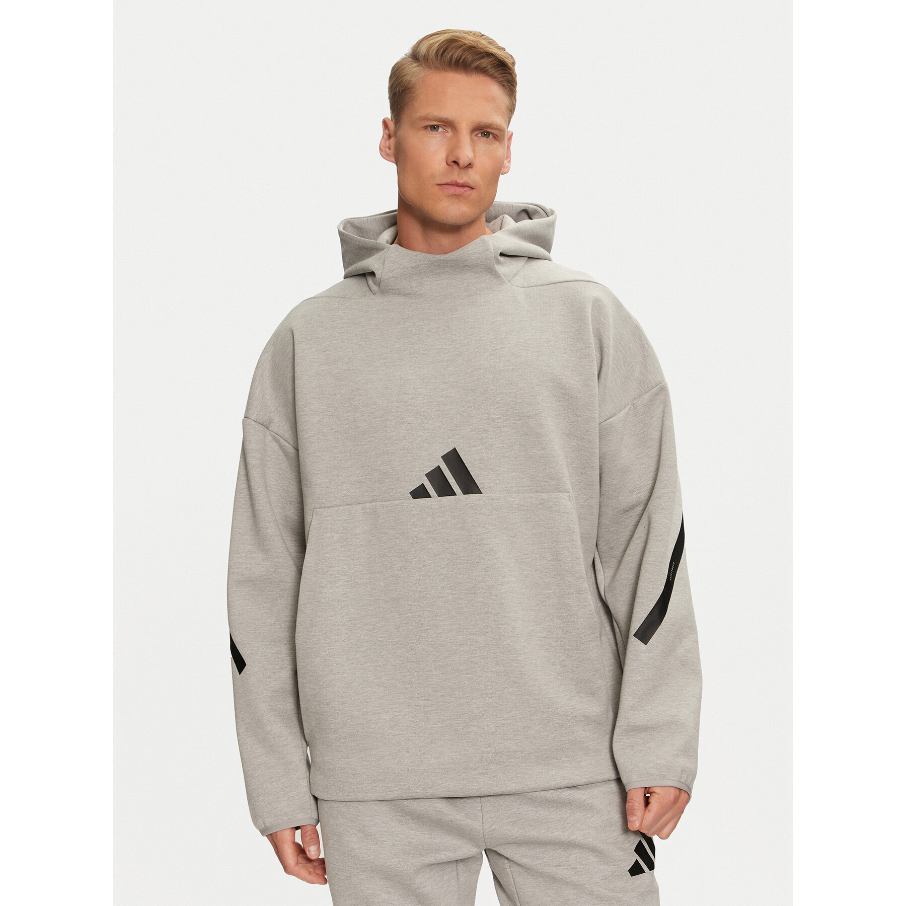 adidas Sweatshirt Z.N.E. JE3070 Grau Loose Fit