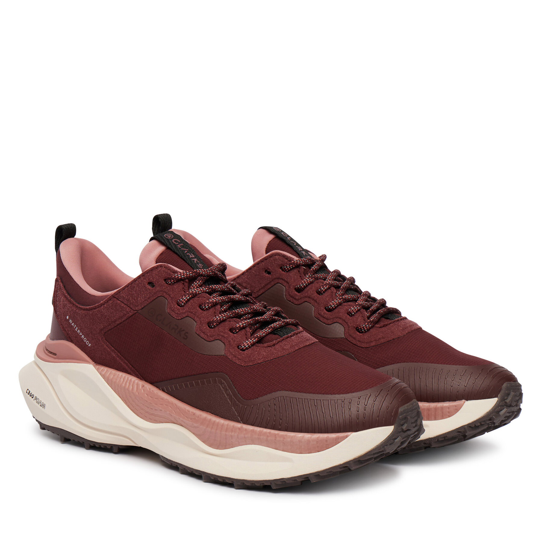 Tenisice Clarks Pace Trail Go Wp 26328930 Tamnocrvena