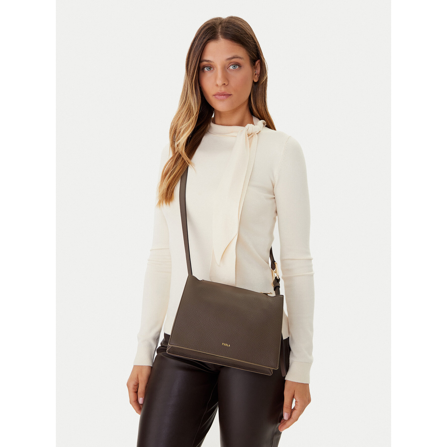 Borsetta Furla Nuvola S Crossbod WB01275 HSF000 CN 2566S 1007 Marrone