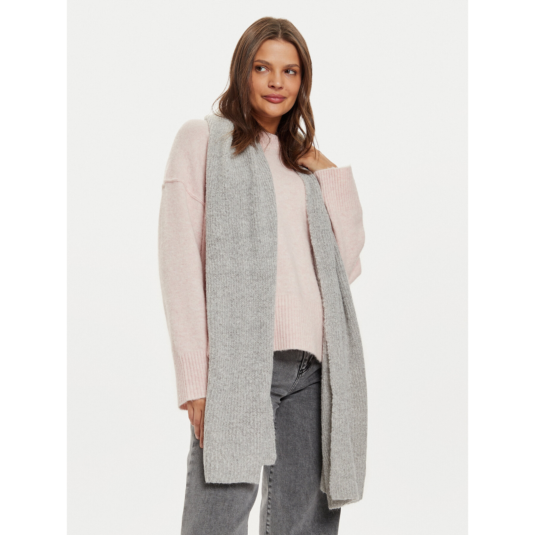 Šál Vero Moda 10313639 Sivá