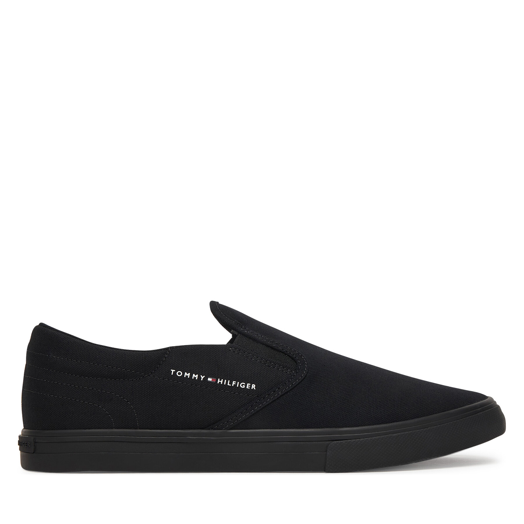 Гуменки Tommy Hilfiger Vulc Core Slip On FM0FM05689 Черен