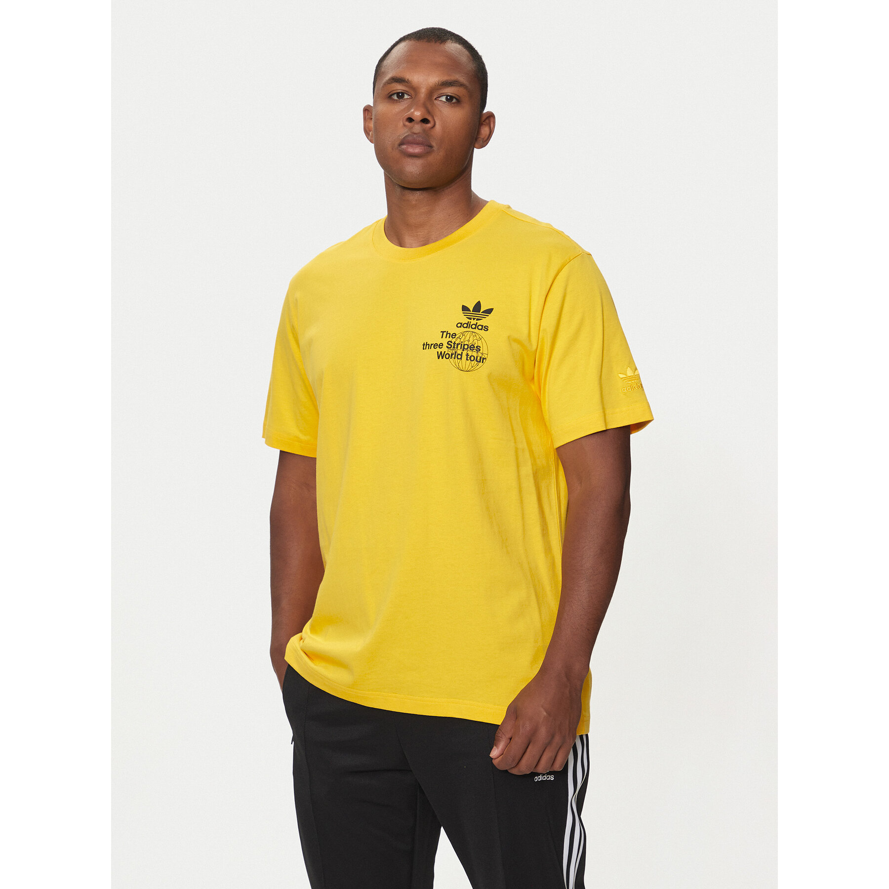 adidas Póló BT IS0183 Sárga Regular Fit