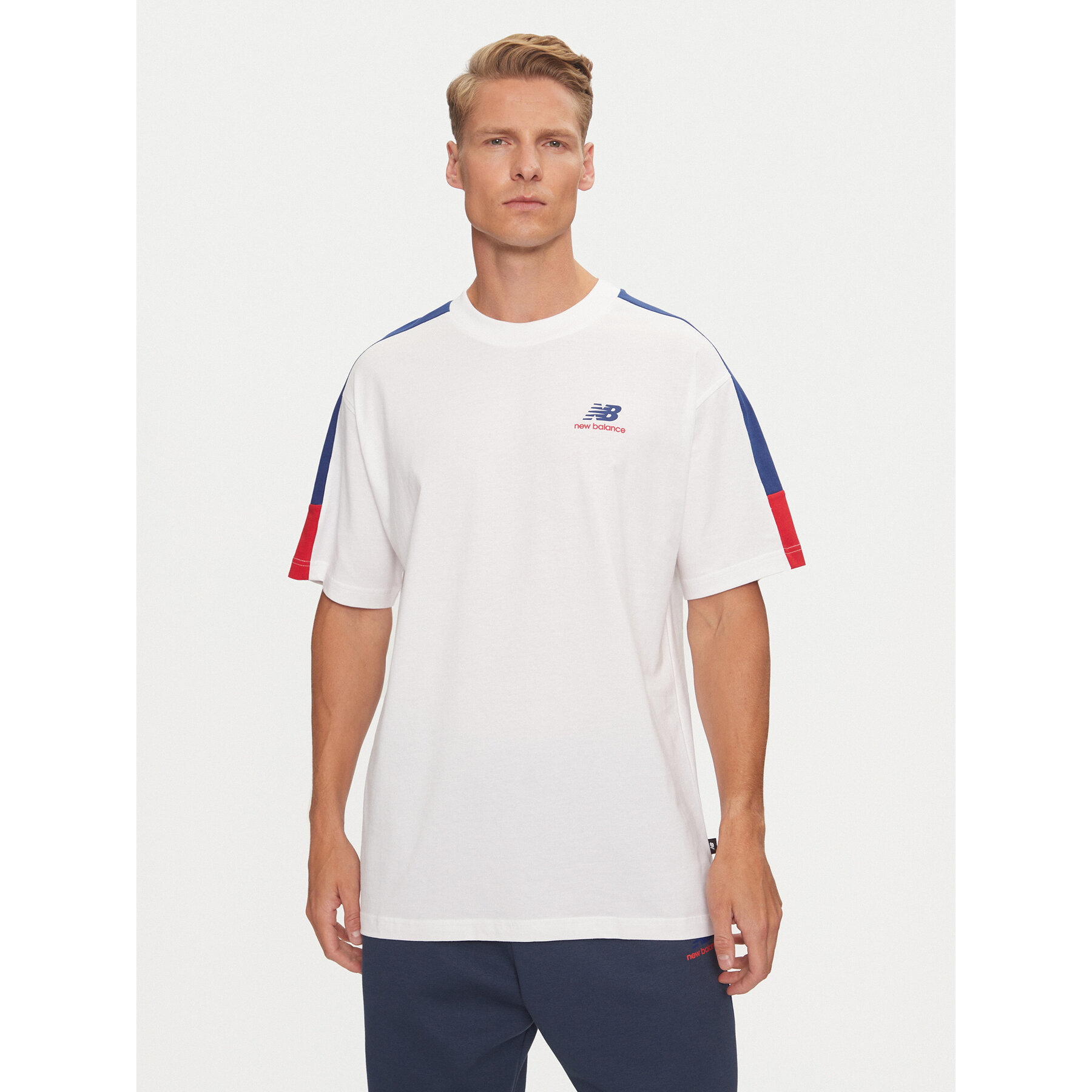 New Balance T-Shirt Classics MT43526NNY Μπλε Relaxed Fit