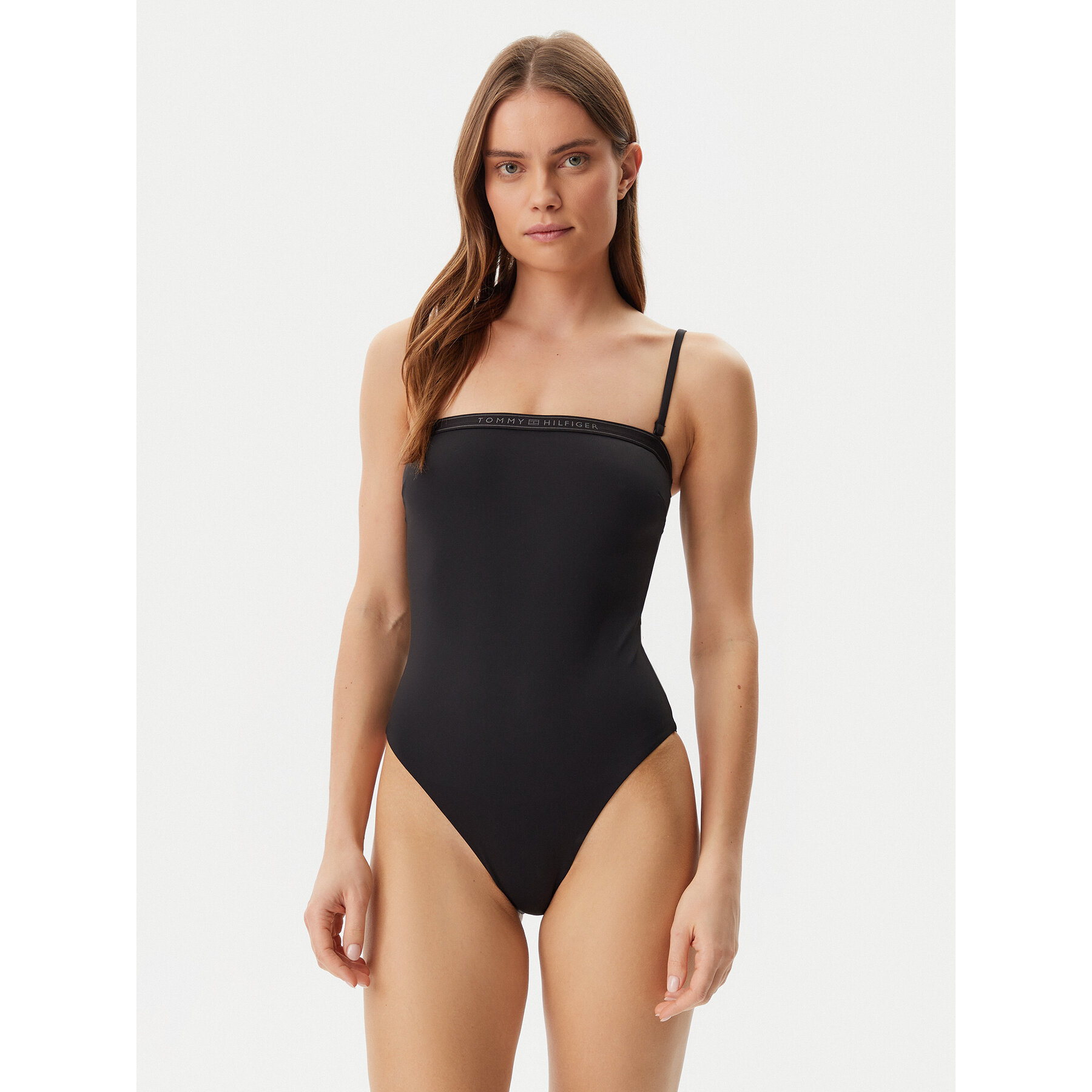 Tommy Hilfiger Badeanzug UW0UW05846 Schwarz