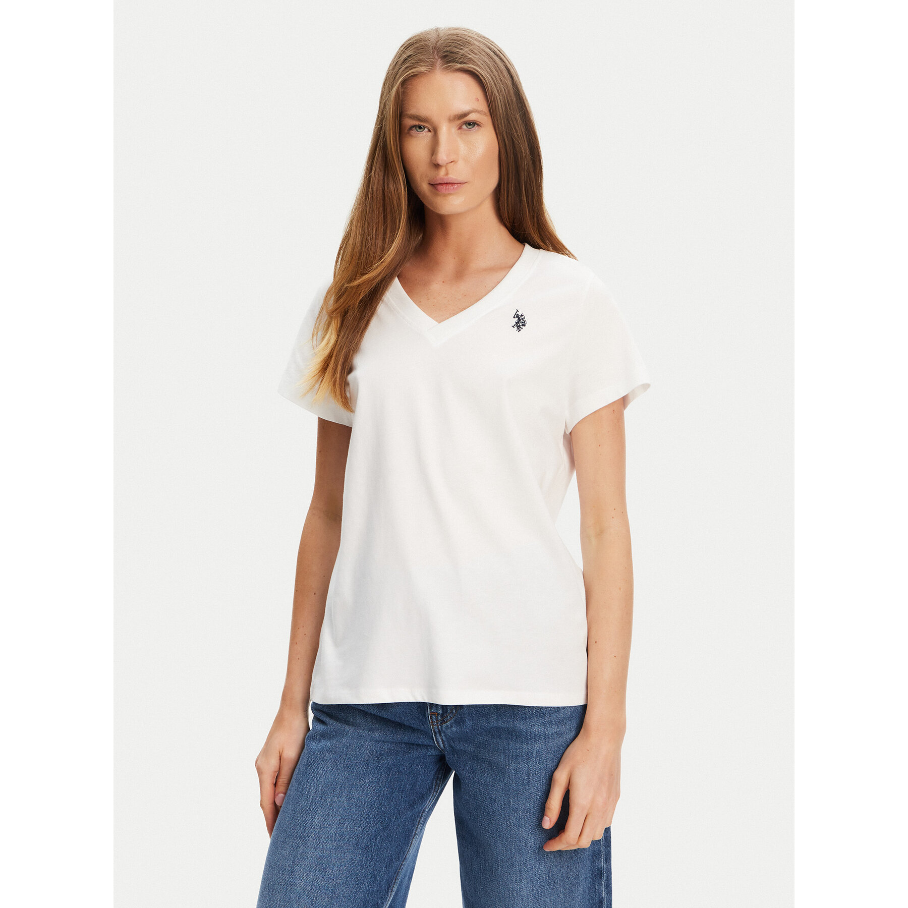 U.S. Polo Assn. Póló WUP0635 Fehér Classic Fit