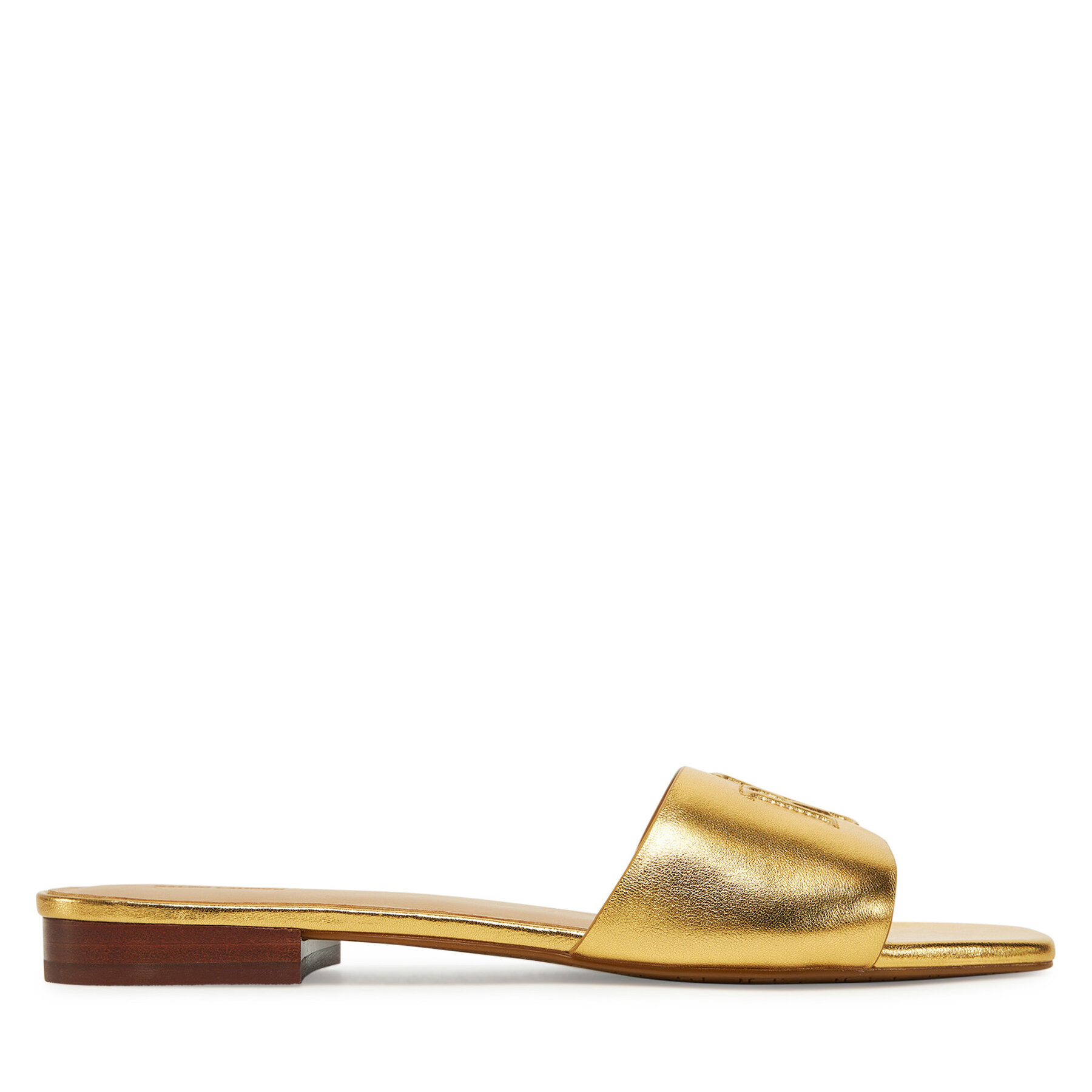 Šľapky LAUREN RALPH LAUREN 802970531002 Zlatá