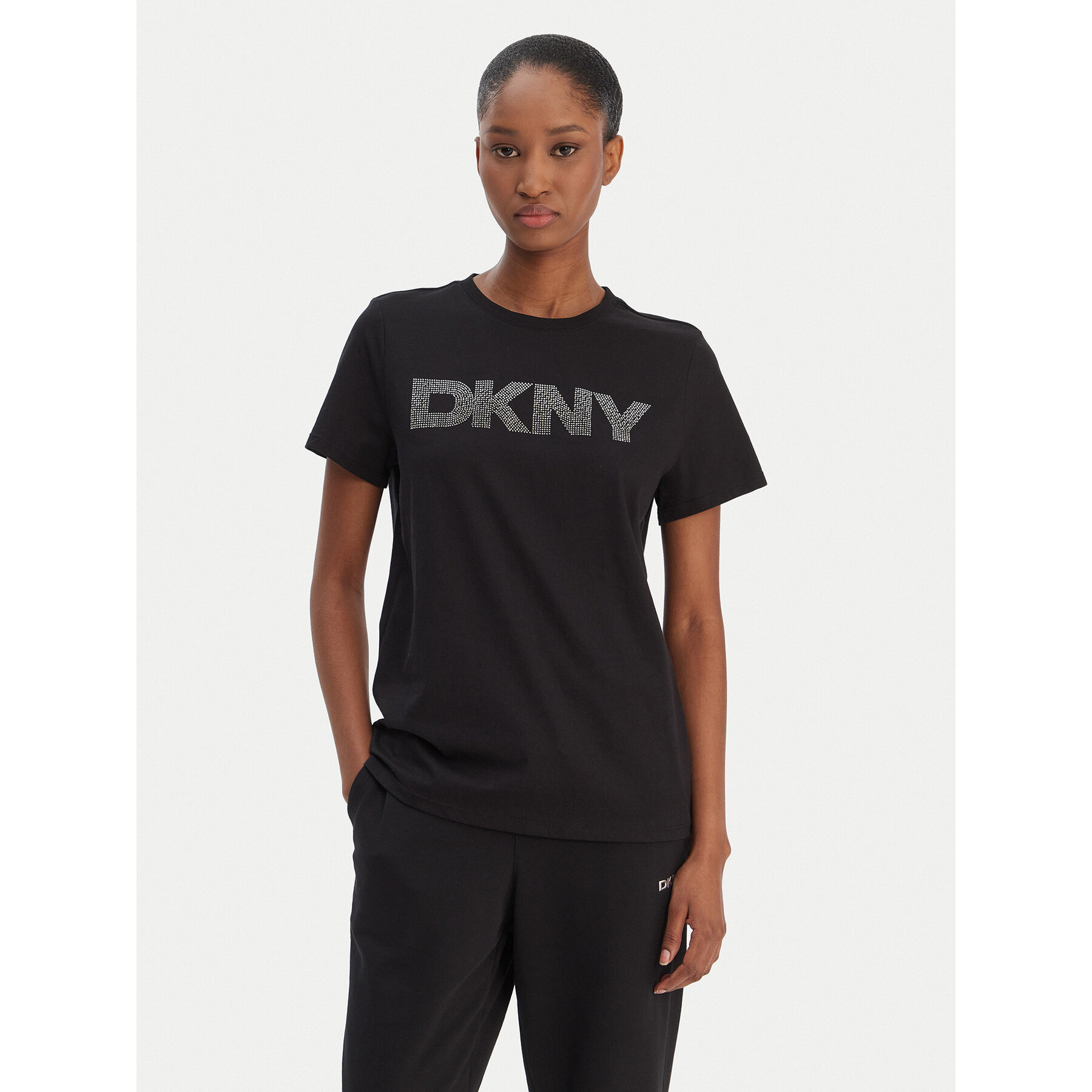 DKNY Sport Majica DP6T1557 Črna Relaxed Fit