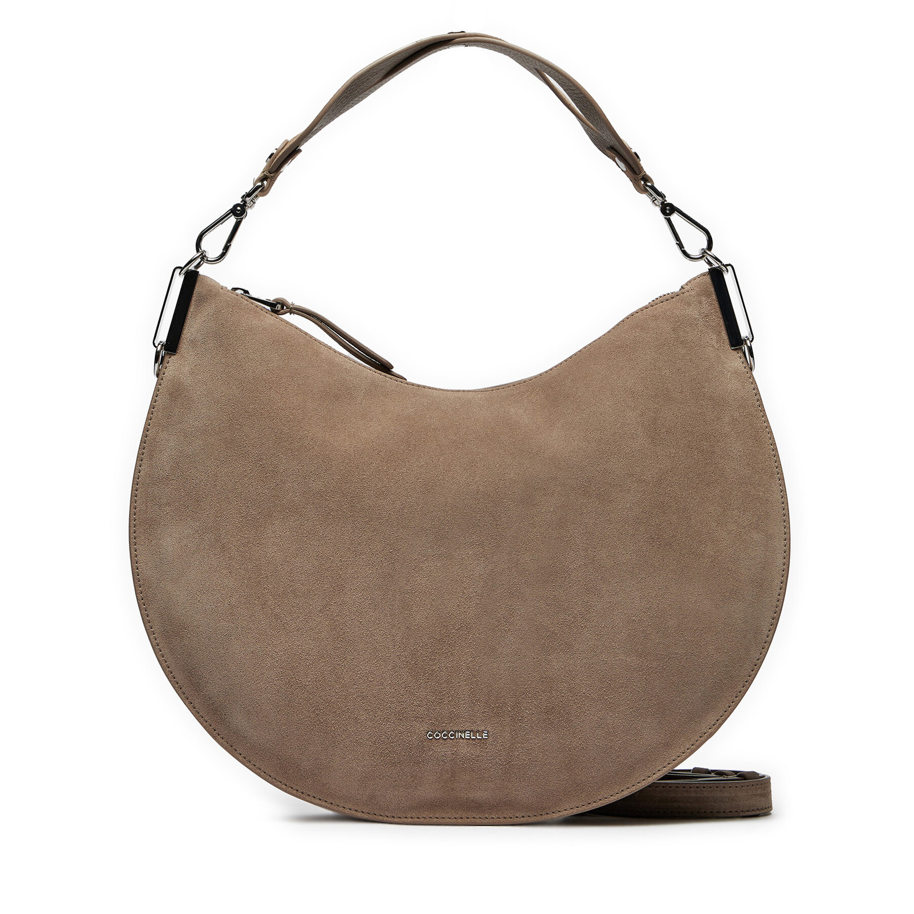 Geantă Coccinelle QKG Coccinellesunup Suede E1 QKG 13 01 01 Bej