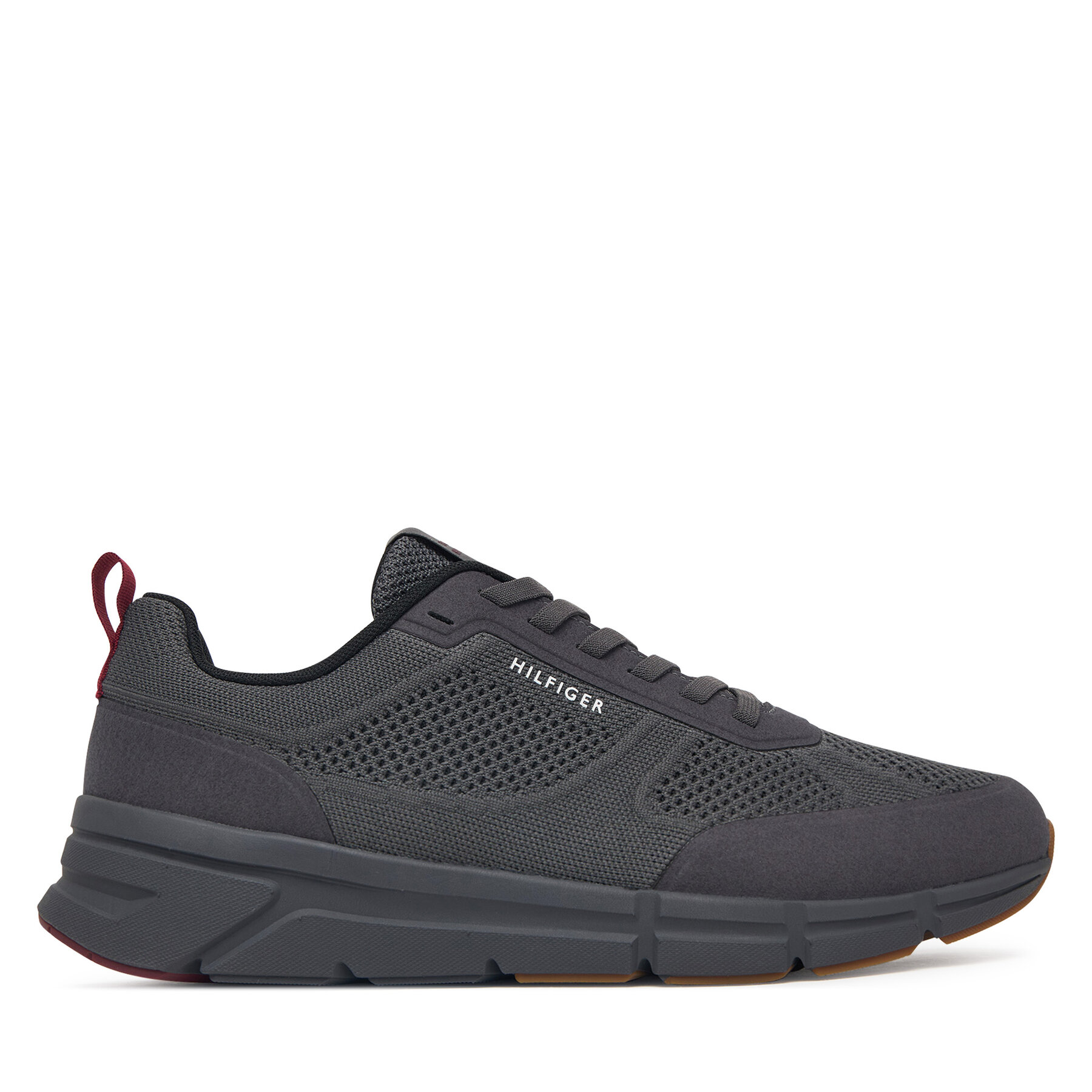 Tenisice Tommy Hilfiger Light Knitted Hilfiger Runner FM0FM06010 Siva
