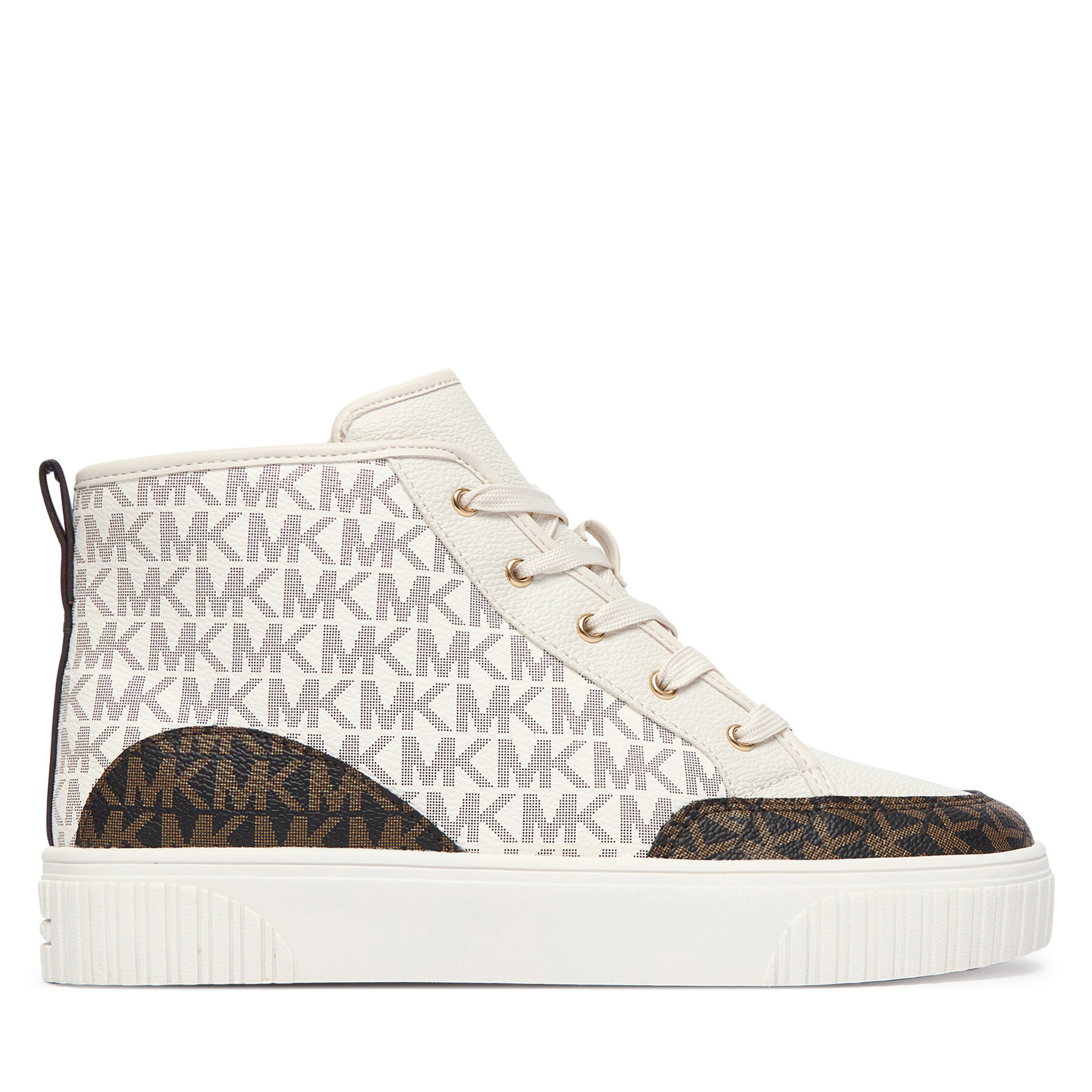 Sneakersy MICHAEL Michael Kors Shea Split MK02912259 Krémová