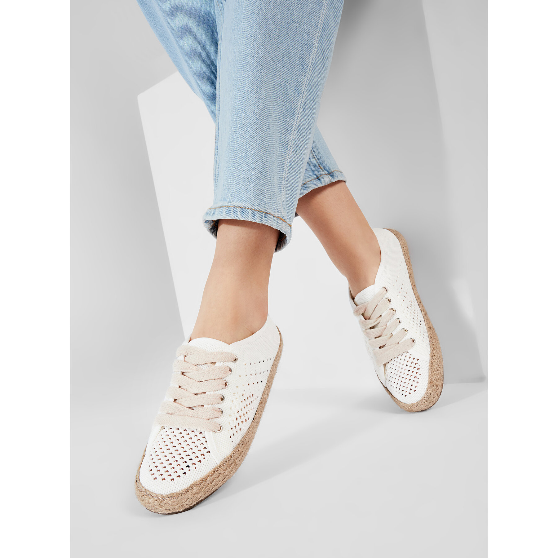 Espadrile EMU Australia Agonis Mac W12469 Bijela