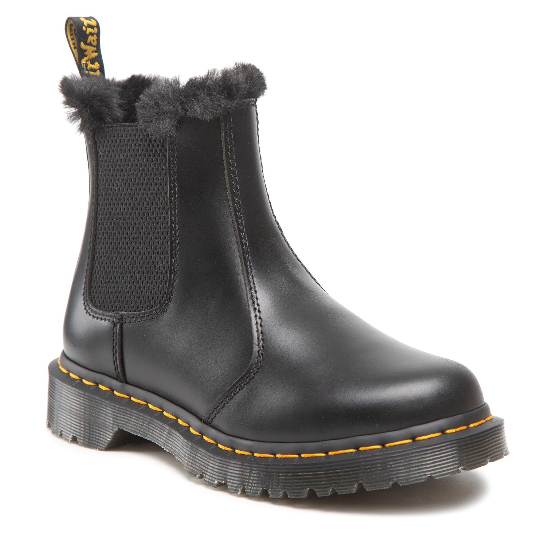 Kotníková obuv s elastickým prvkem Dr. Martens 2976 Leonore 26332021 Černá