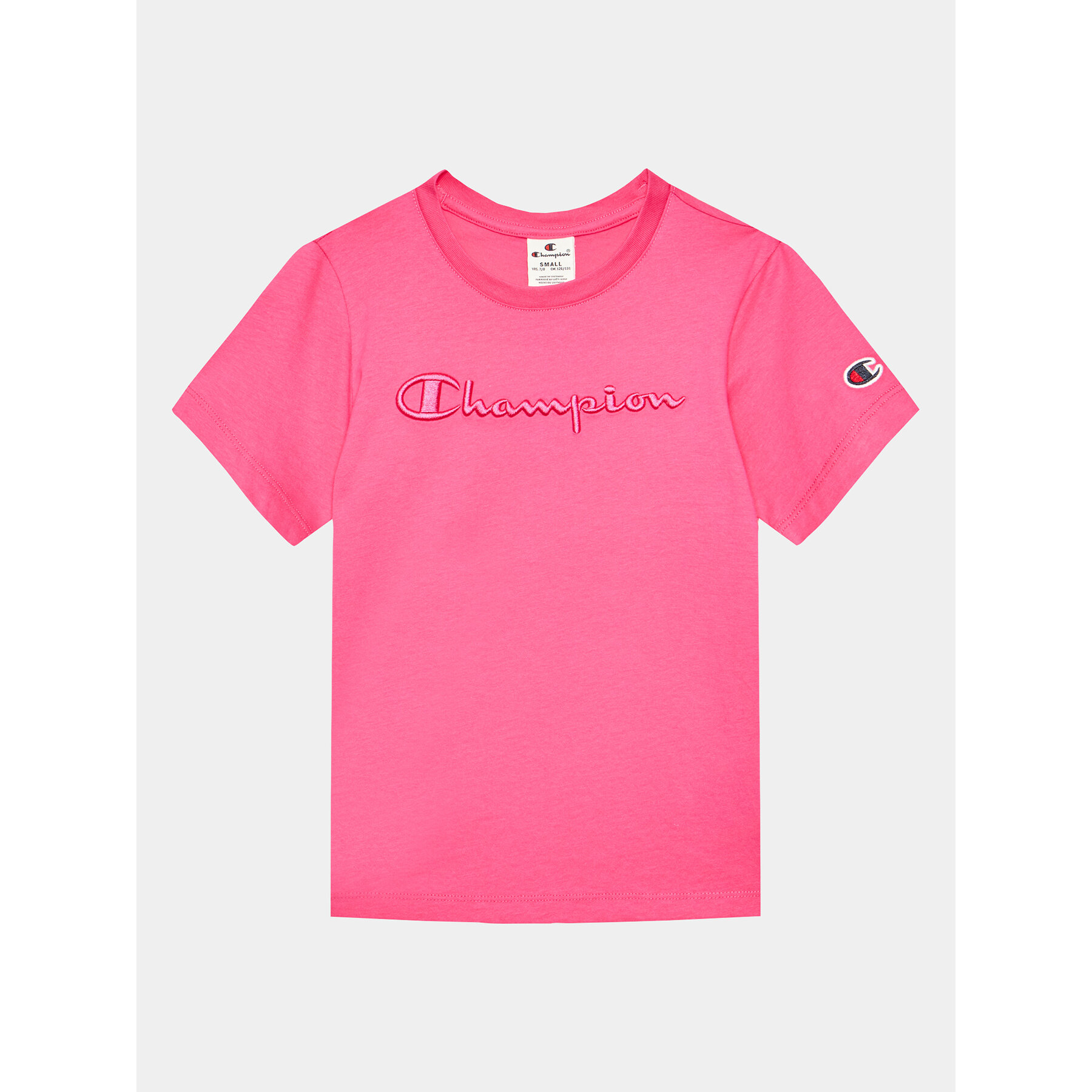 Champion T-Shirt 404632 Ροζ Regular Fit