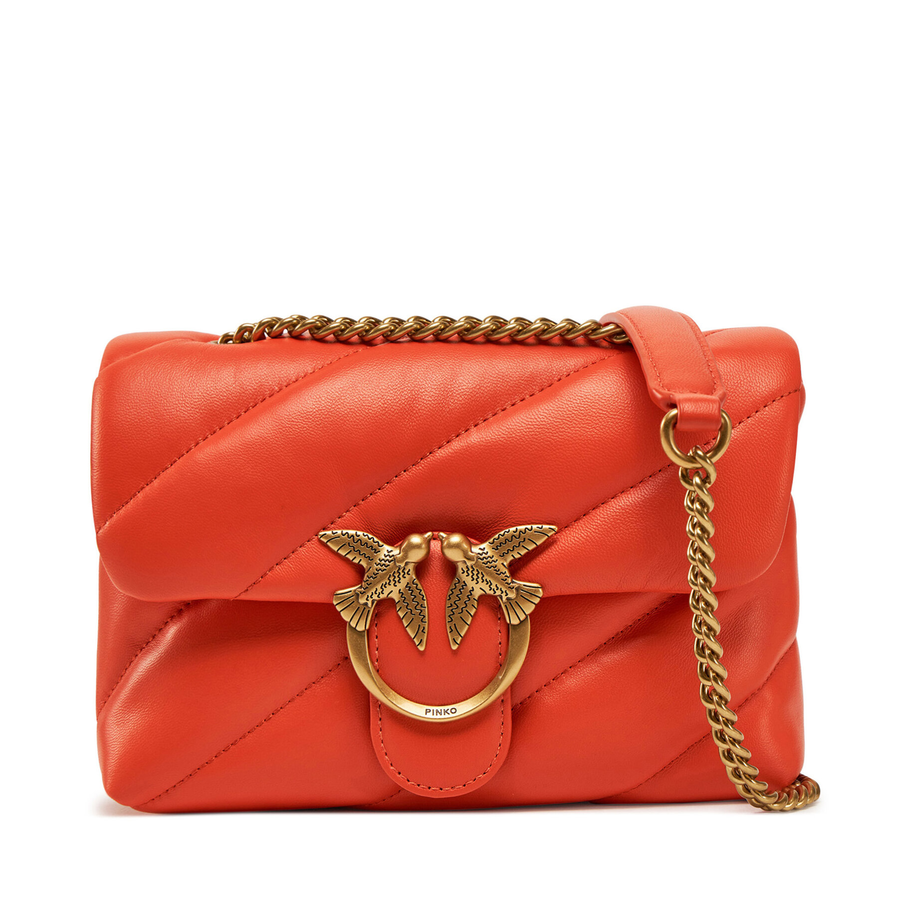 Damska PINKO Torebka Pomarańczowy Love Puff Mini Cl PE 25 PLTT 100039 A0F2