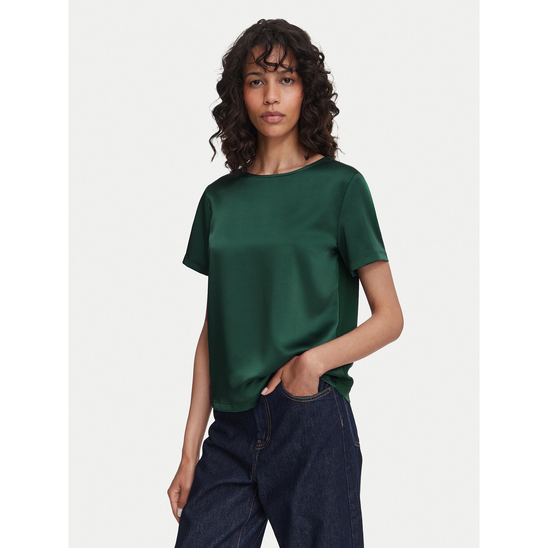 Weekend Max Mara Bluse Gilbert 2625946041 Dunkelgrün Regular Fit