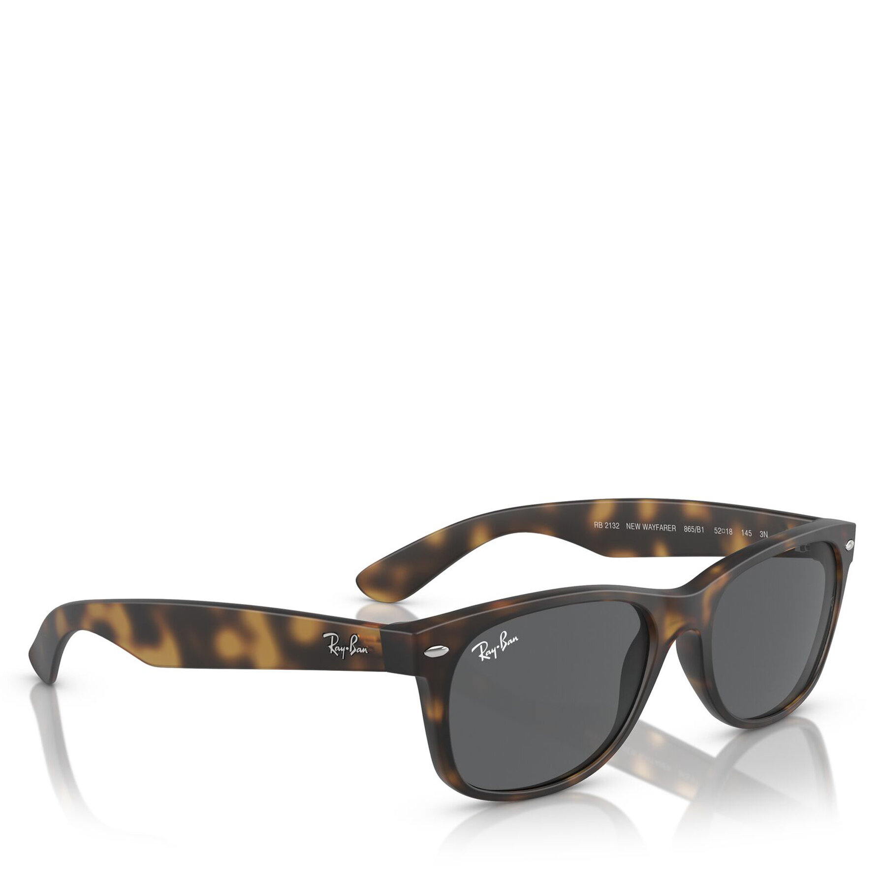 Gafas de sol Ray-Ban New Wayfarer 0RB2132 865/B1 Marrón