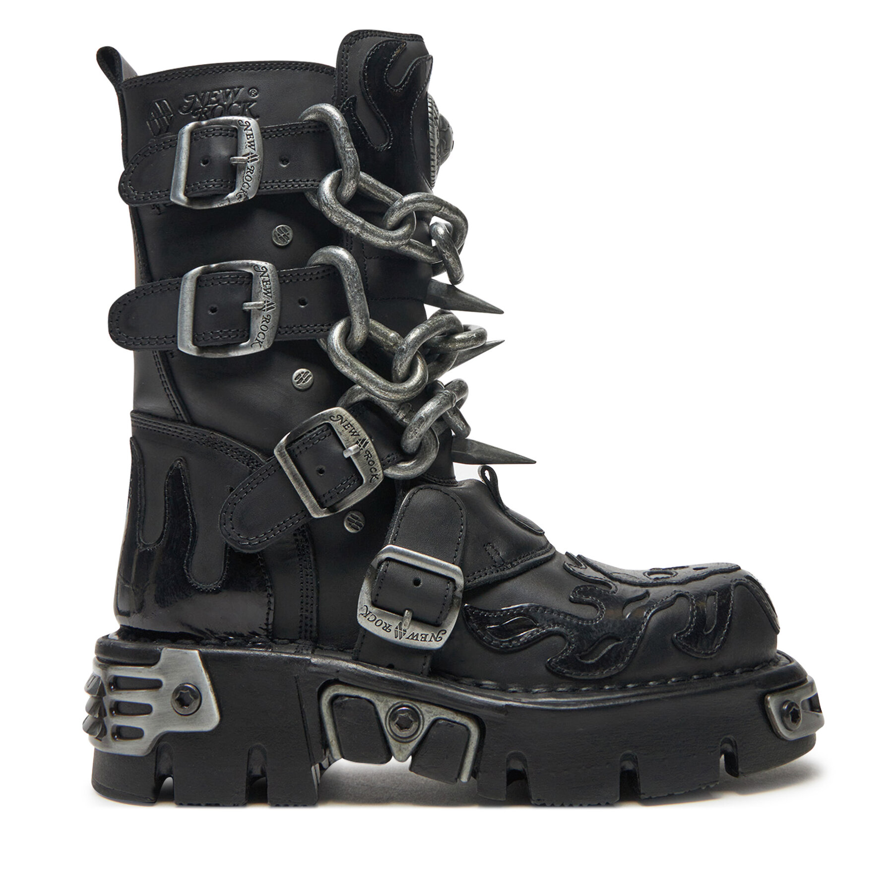 Unisex Glady NEW ROCK, Rozmer: 46, Čierna, M-727-S5