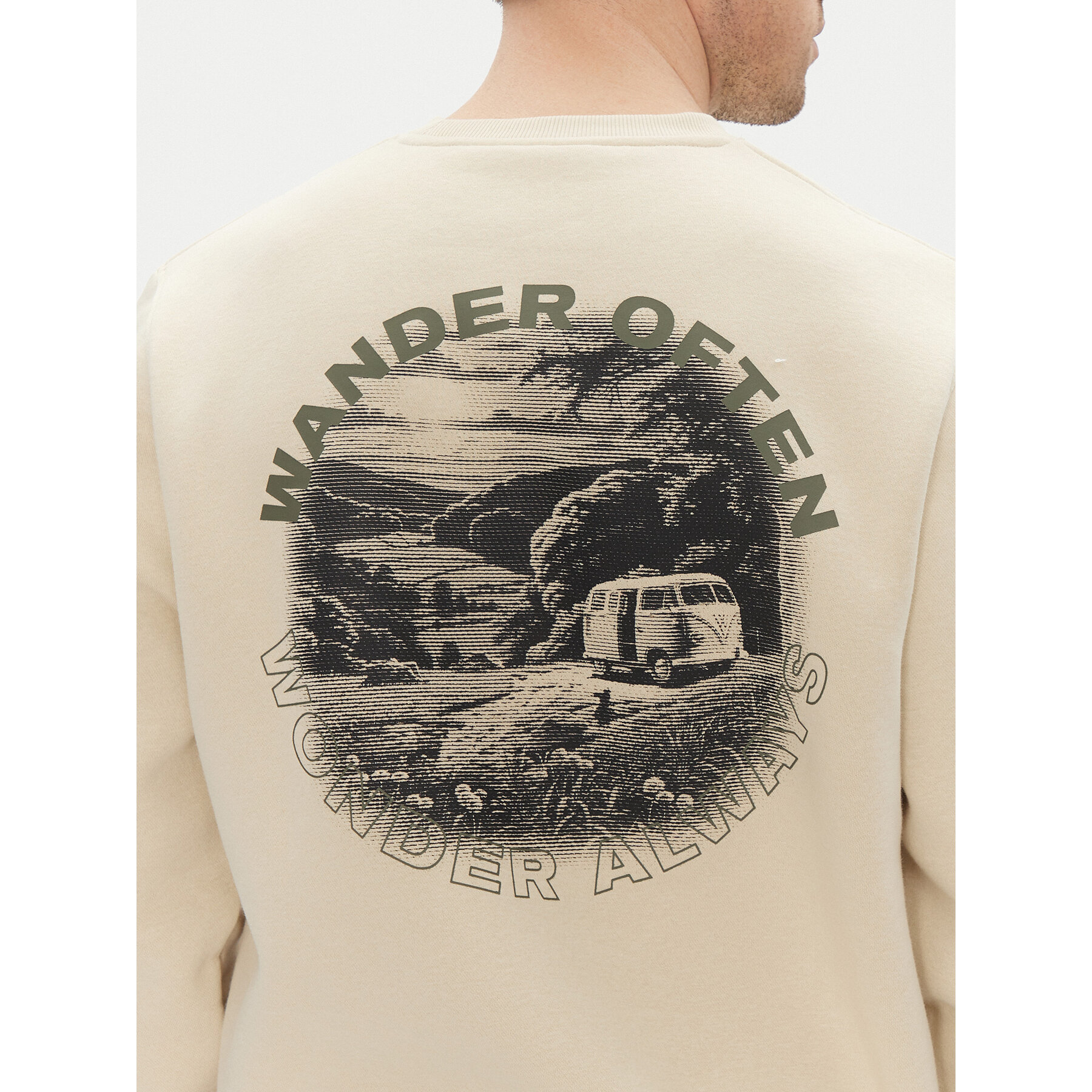 Hunter Sweatshirt May HARM0058251 Beige Relaxed Fit