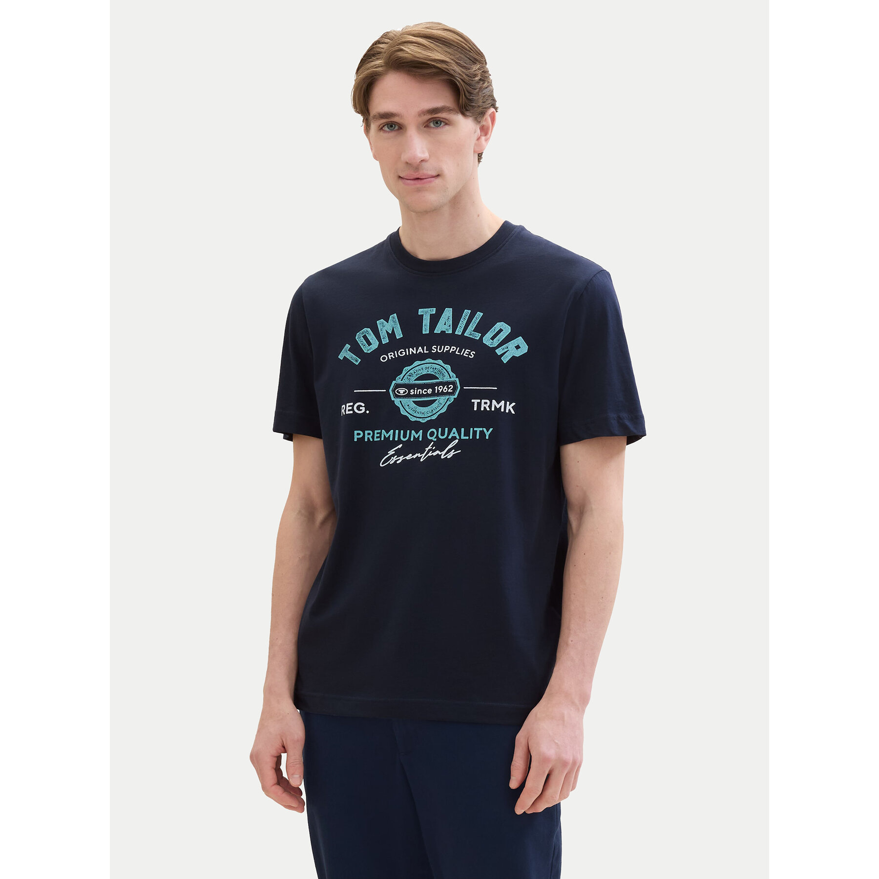 Tom Tailor T-shirt 1037735 Blu scuro Regular Fit