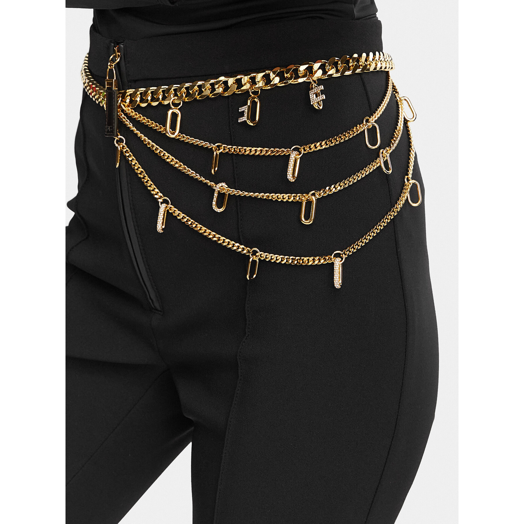 Remen za struk Elisabetta Franchi CT-22B-62E2-V450 Zlatna
