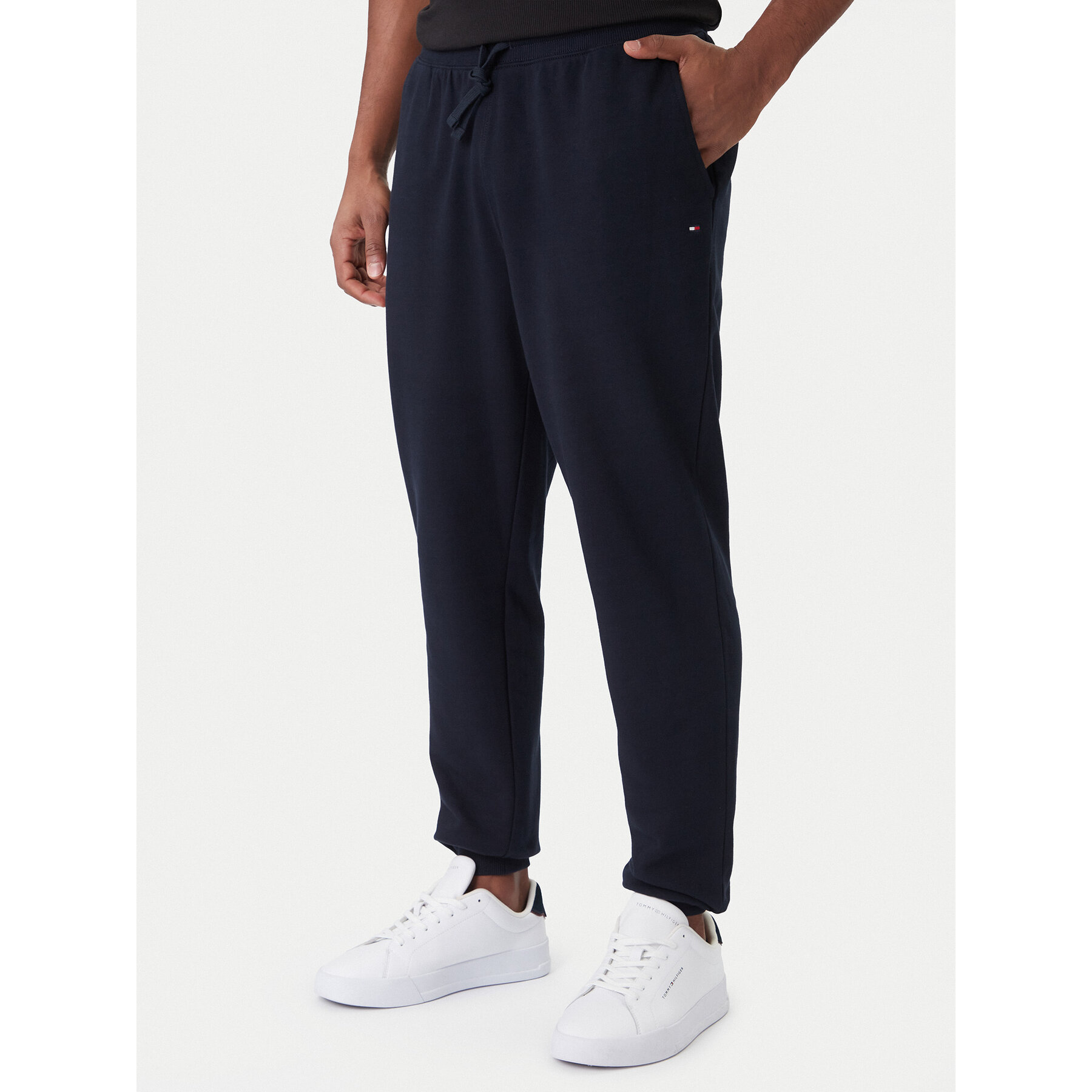 Tommy Hilfiger Jogginghose Essential MW0MW37236 Dunkelblau Regular Fit