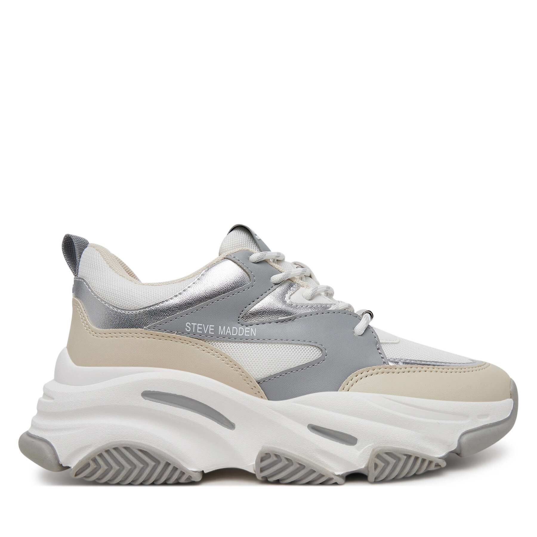 Sneakersy Steve Madden Progressive SM19000096 Sivá