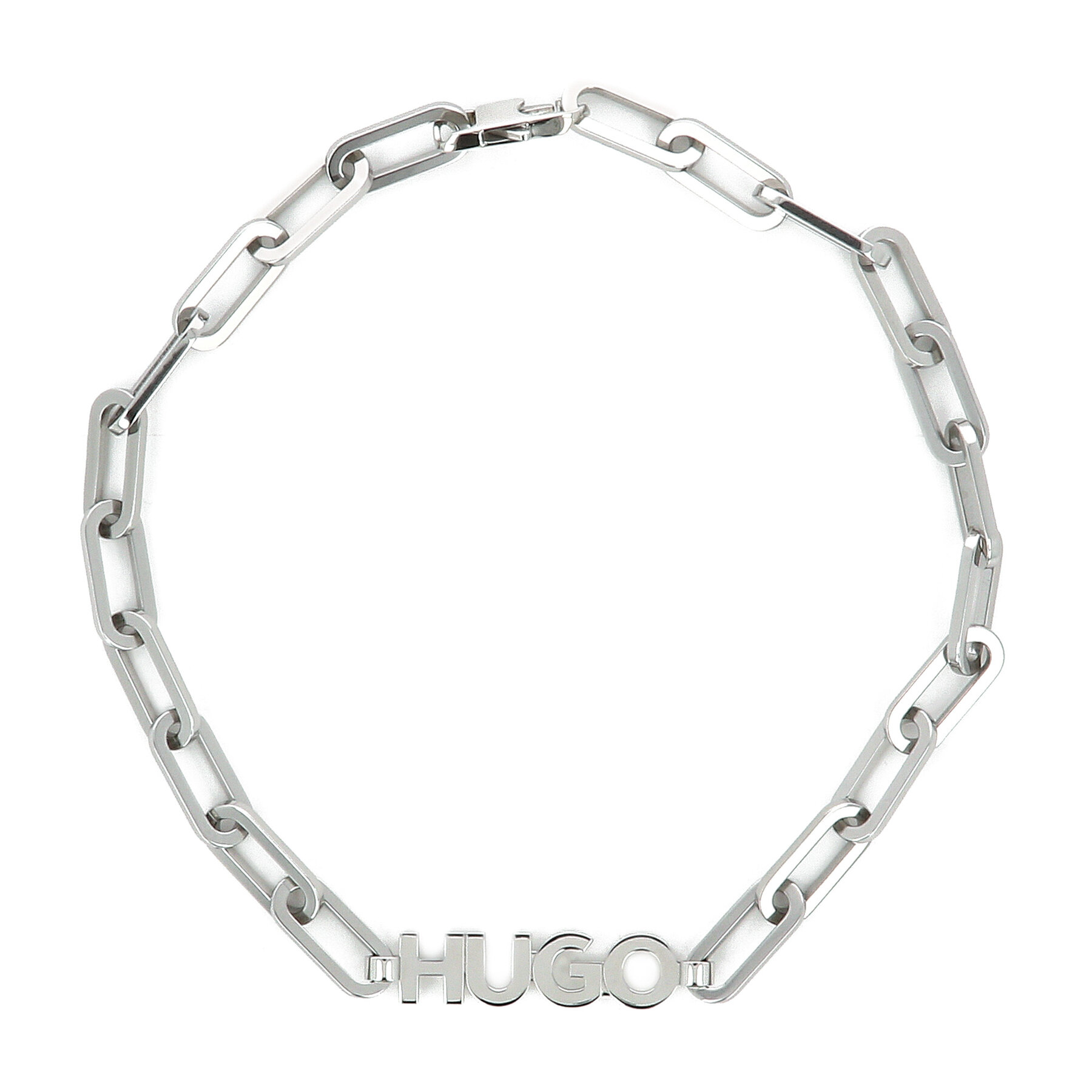 

Намисто Hugo E-logobold-Necklace 50472500 040, Срібний