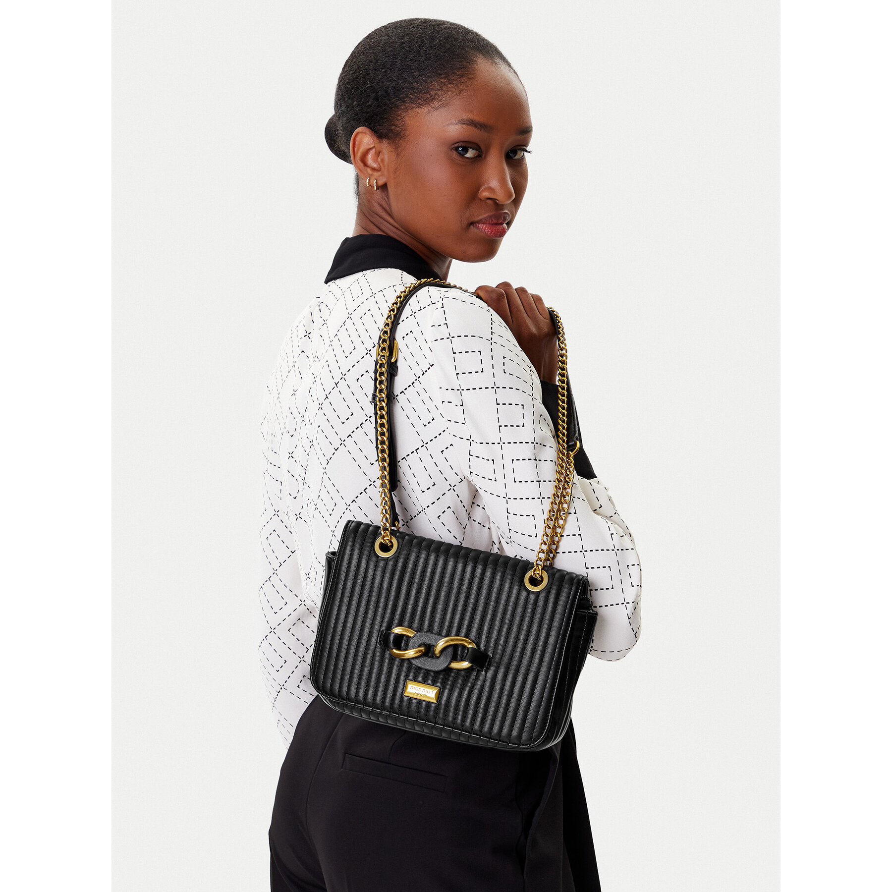 Τσάντα Monnari TORIMP0-24Z-BAG4140-K020D000 Μαύρο