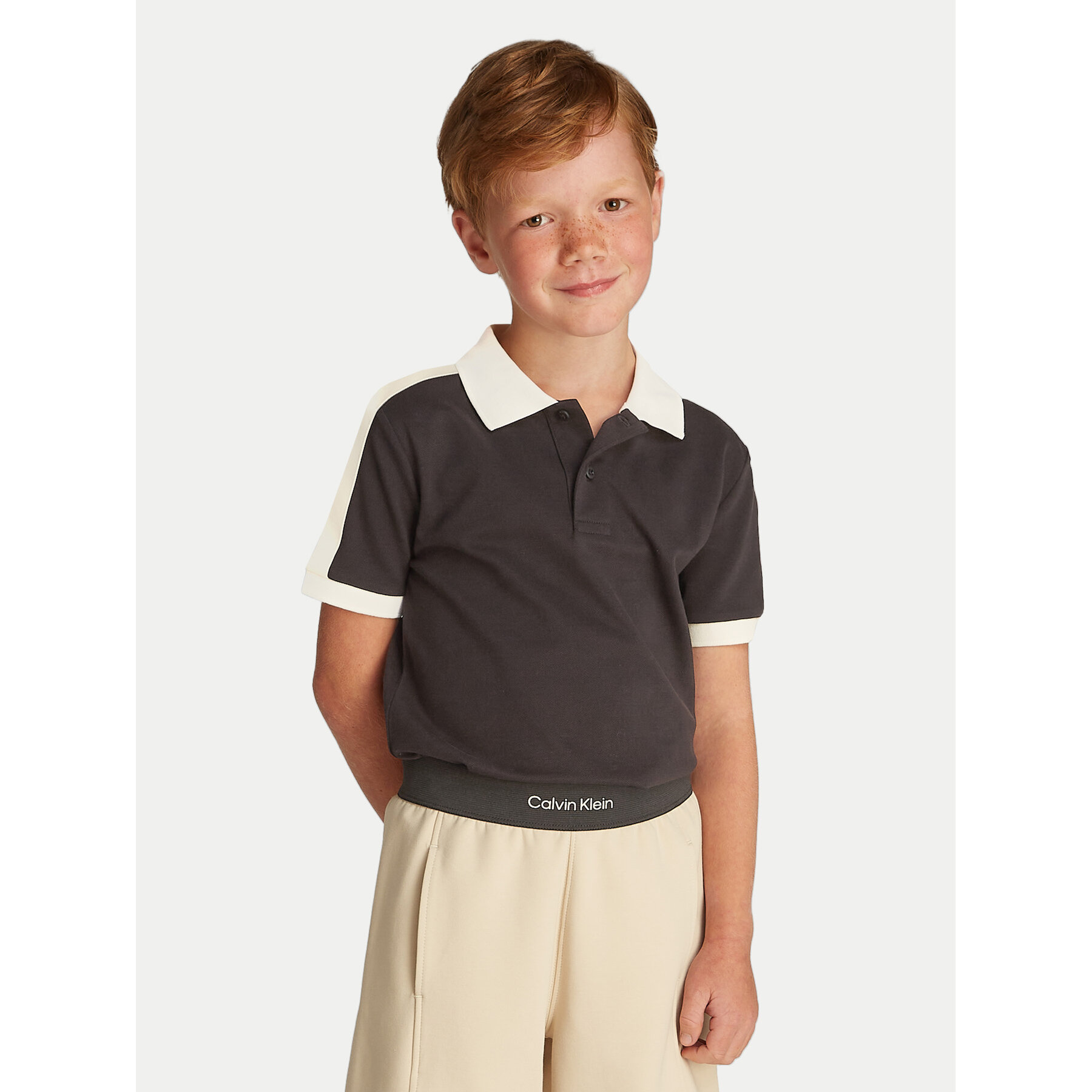Calvin Klein Jeans Calvin Klein Jeans Polo IB0IB02485 Μαύρο Regular Fit