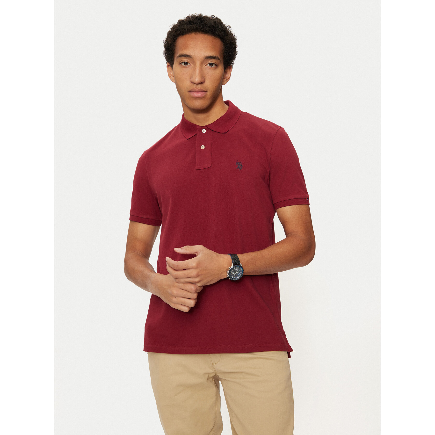 U.S. Polo Assn. Polo MUP3312 Rosso Regular Fit