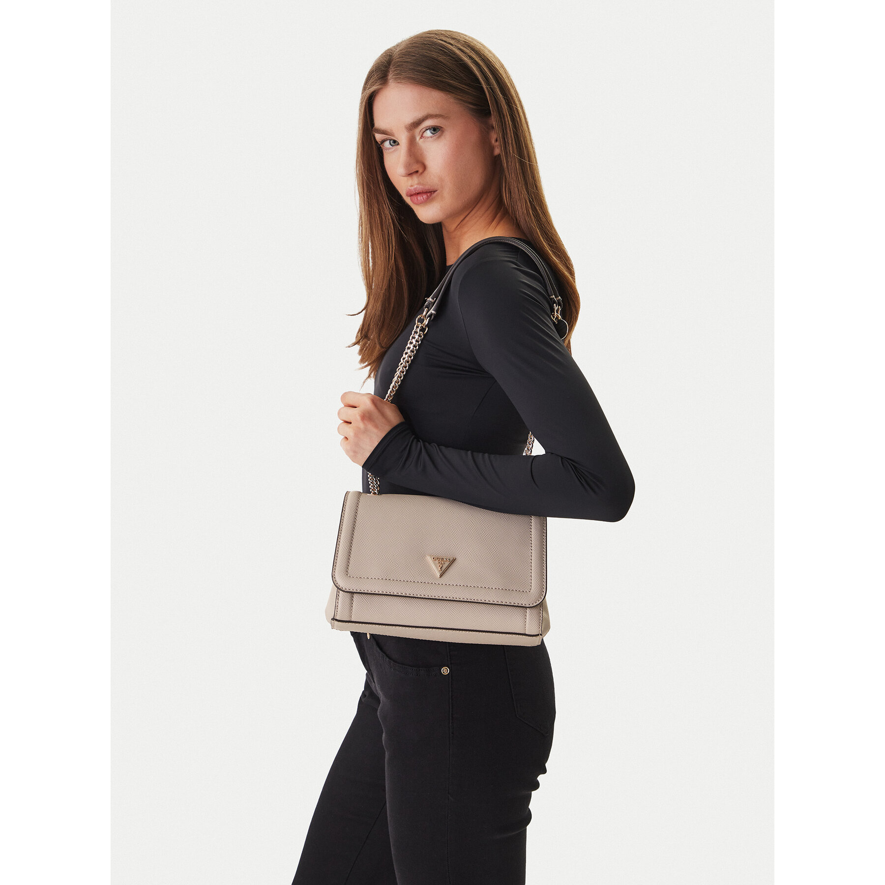 Дамска чанта Guess Noelle II HWZG96 72210 Бежов