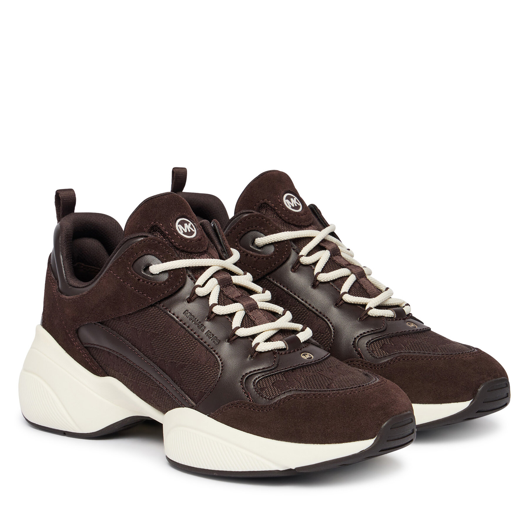 Laisvalaikio batai MICHAEL Michael Kors 43F6BWFS2Y Tamsiai ruda