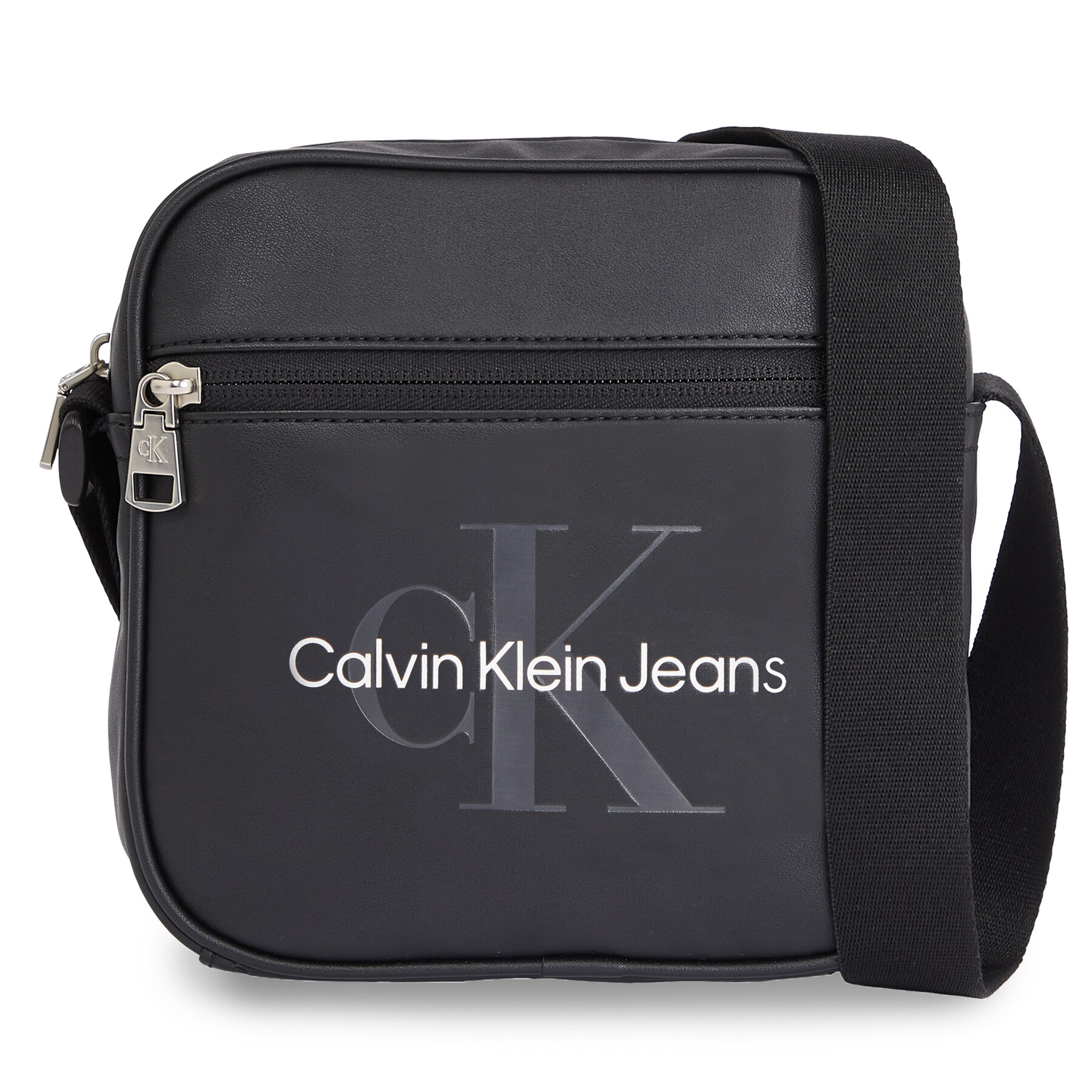Brašna Calvin Klein Jeans Monogram Soft Sq Camerabag18 K50K511826 Černá