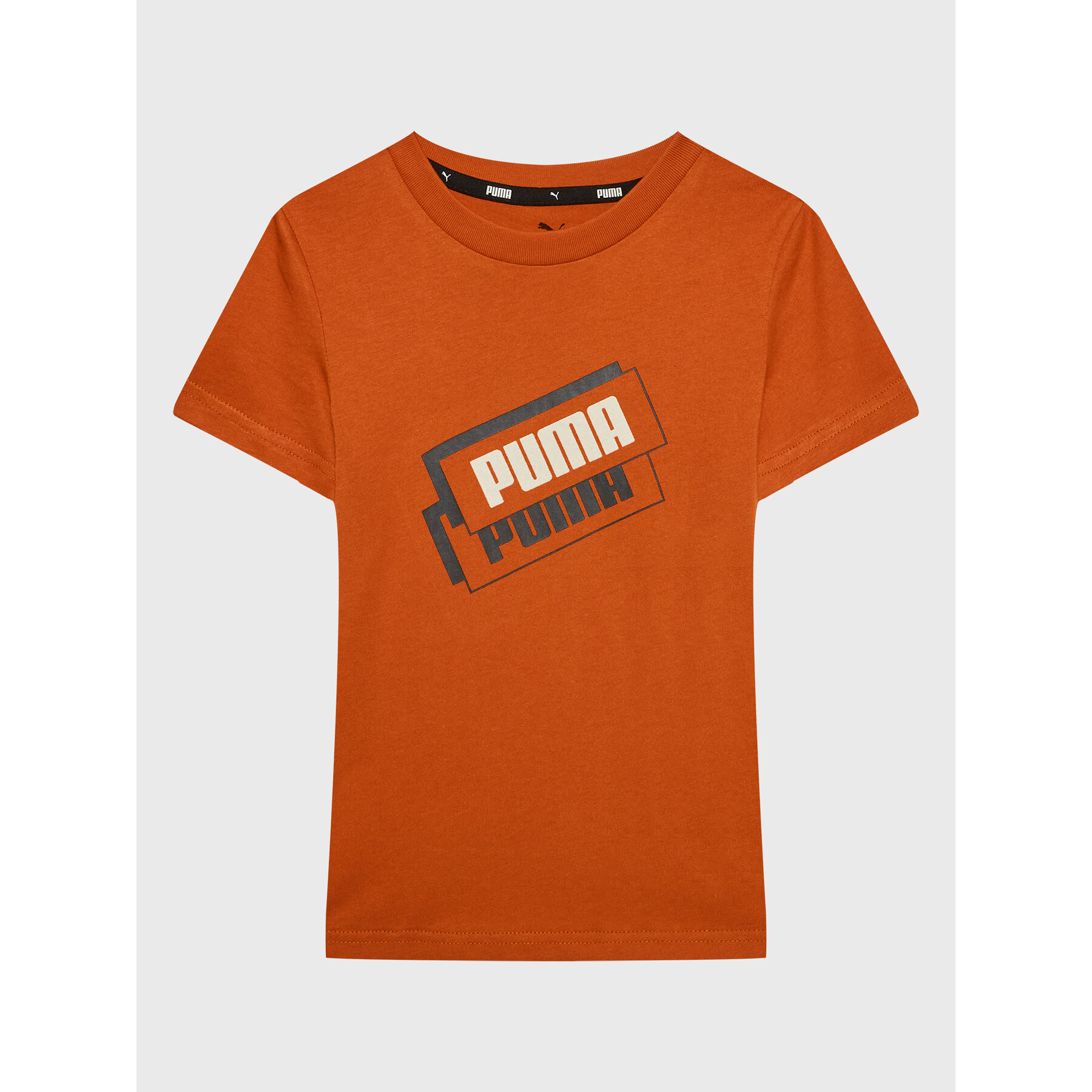 Puma T-shirt Alpha Holiday 670109 Narančasta Regular Fit