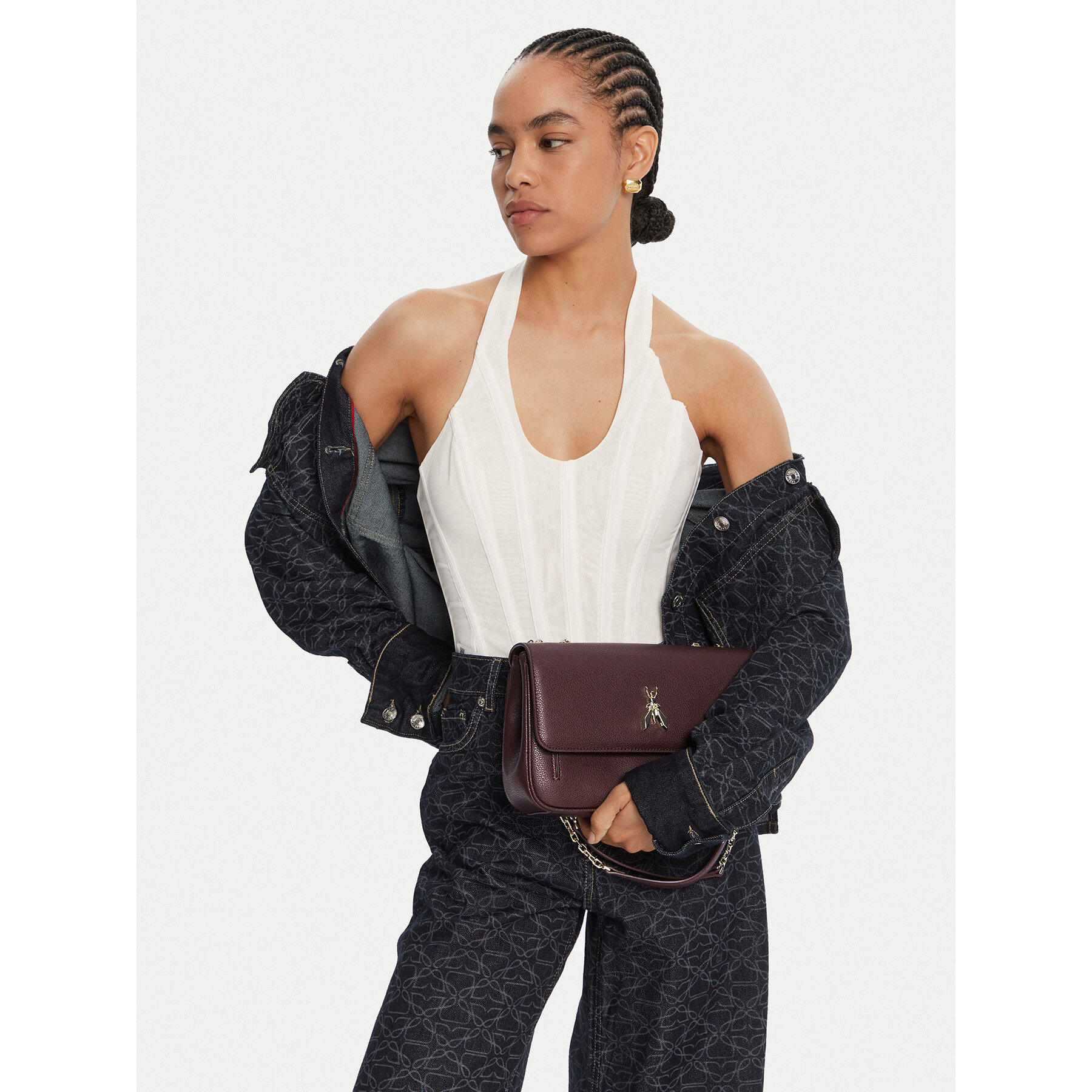 Borsetta Patrizia Pepe 8B0228/L001-M536 Bordeaux