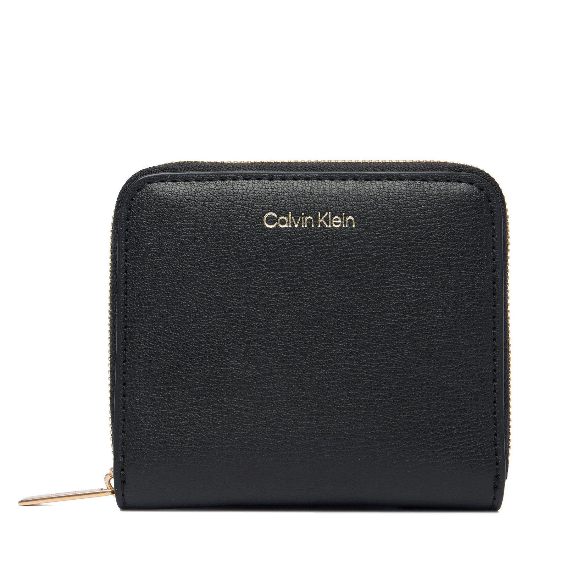 Novčanik Calvin Klein Foil Logo Medium Zip Around LV04F1120G Crna
