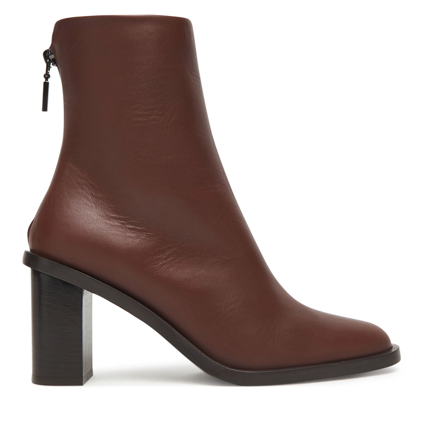 Členková obuv Max Mara Midiboot80 25247960726 Hnedá