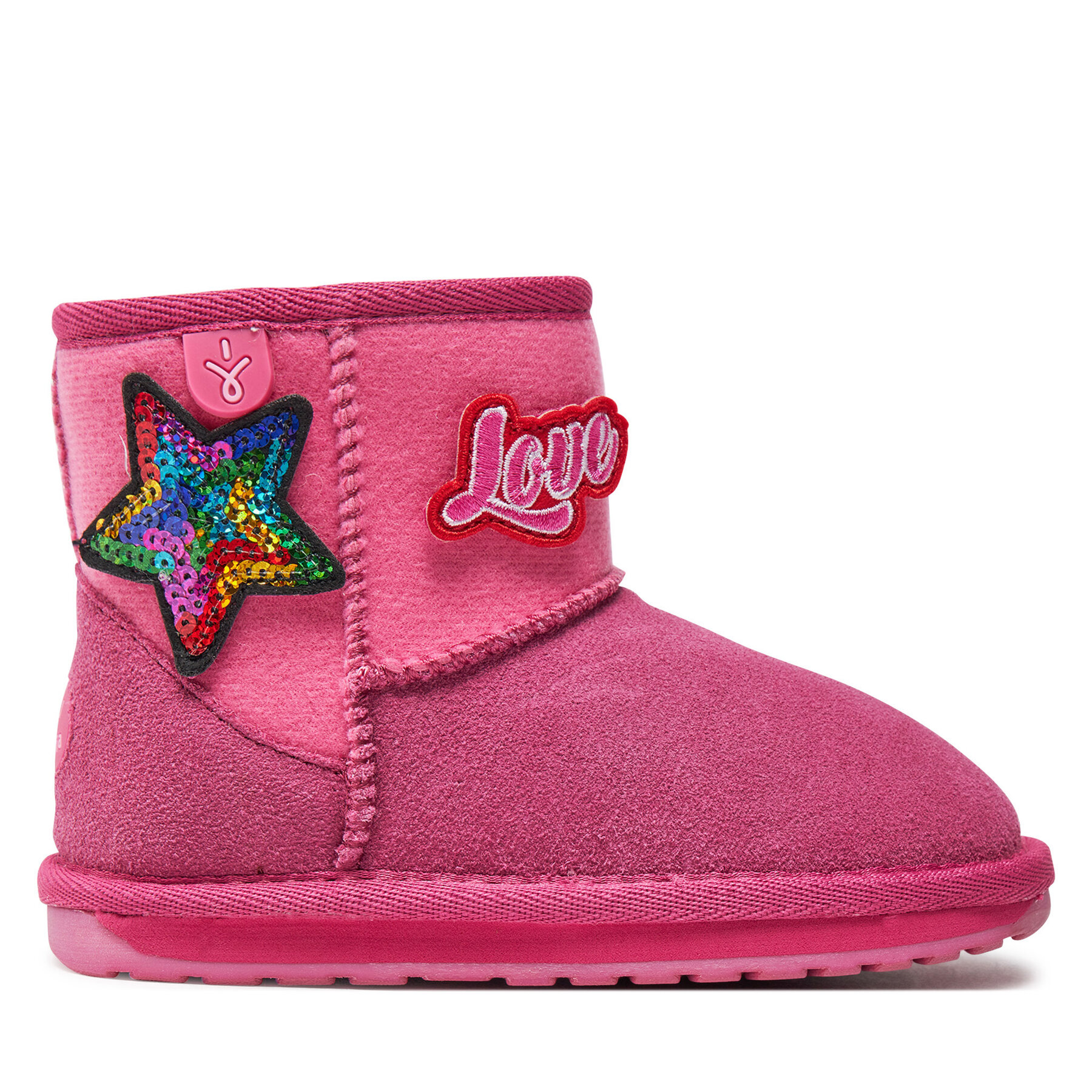 Cizme de zăpadă EMU Australia Wallaby Mini Play K12748 Roz