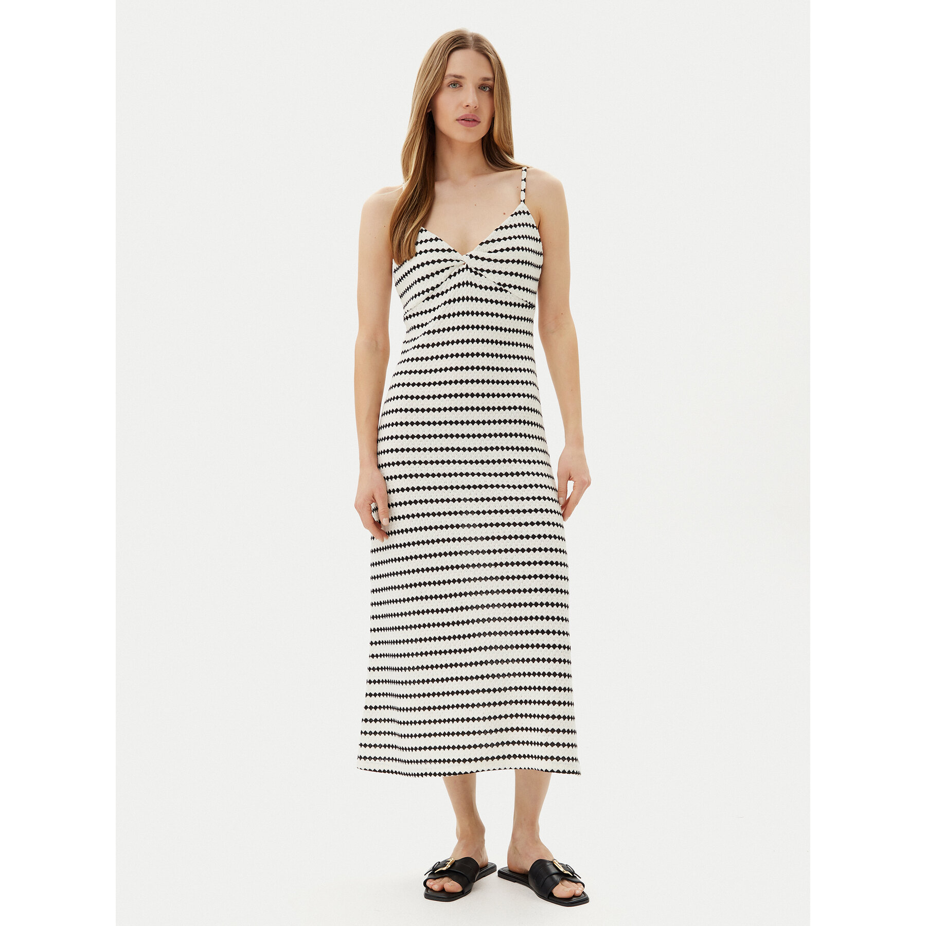 ONLY Sommerkleid Eva 15346296 Écru Regular Fit