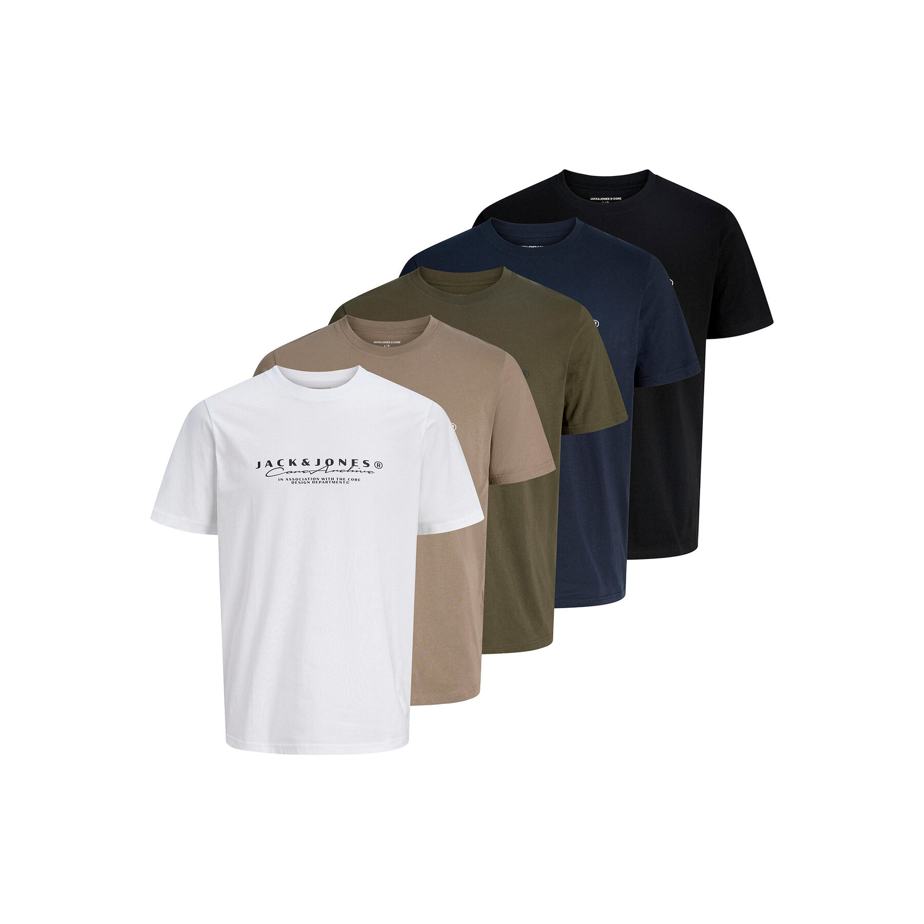 Jack & Jones Set di t-shirt Point 12294212 Multicolore Regular Fit