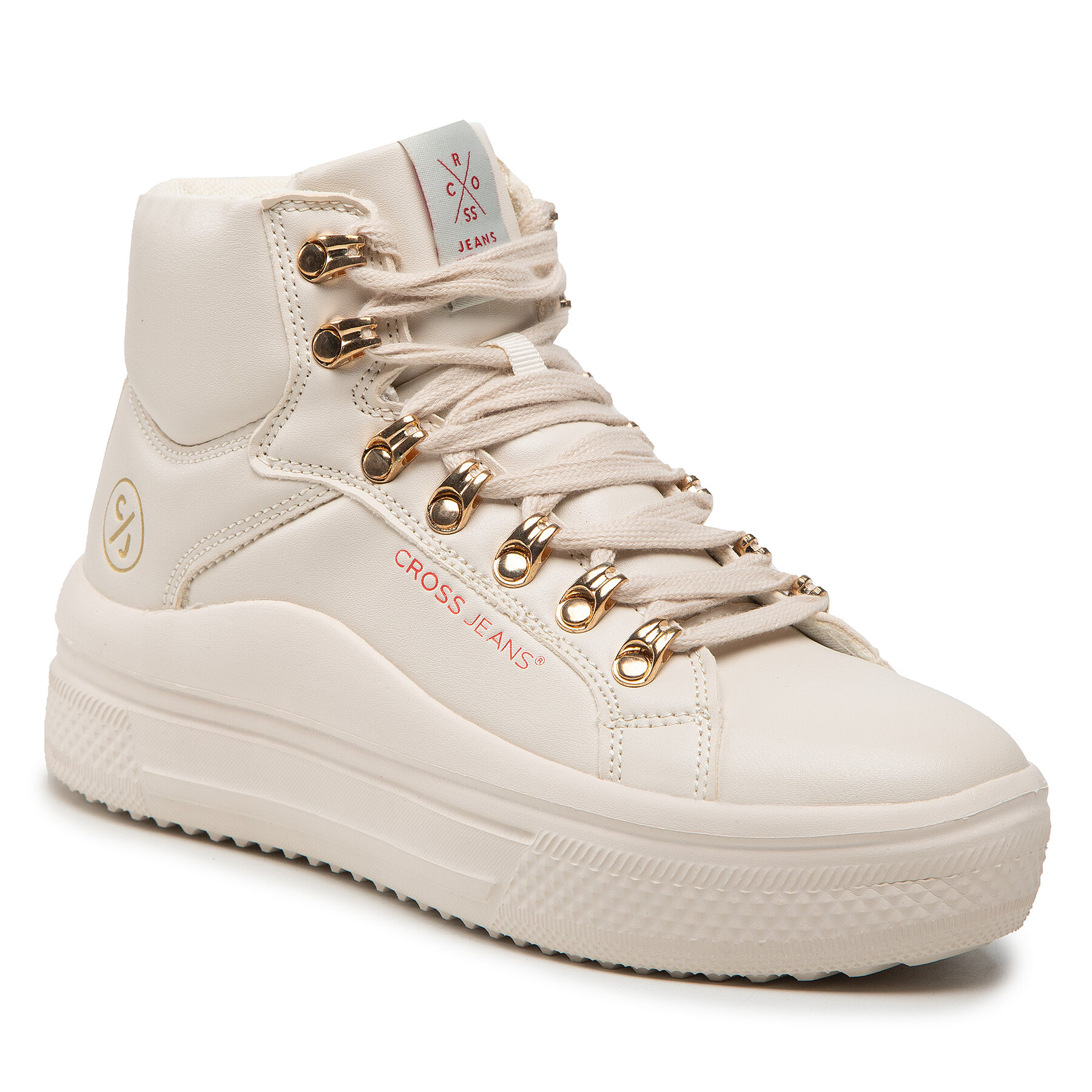 Sneakers Cross Jeans KK2R4027C Beige Cross Jeans imagine noua