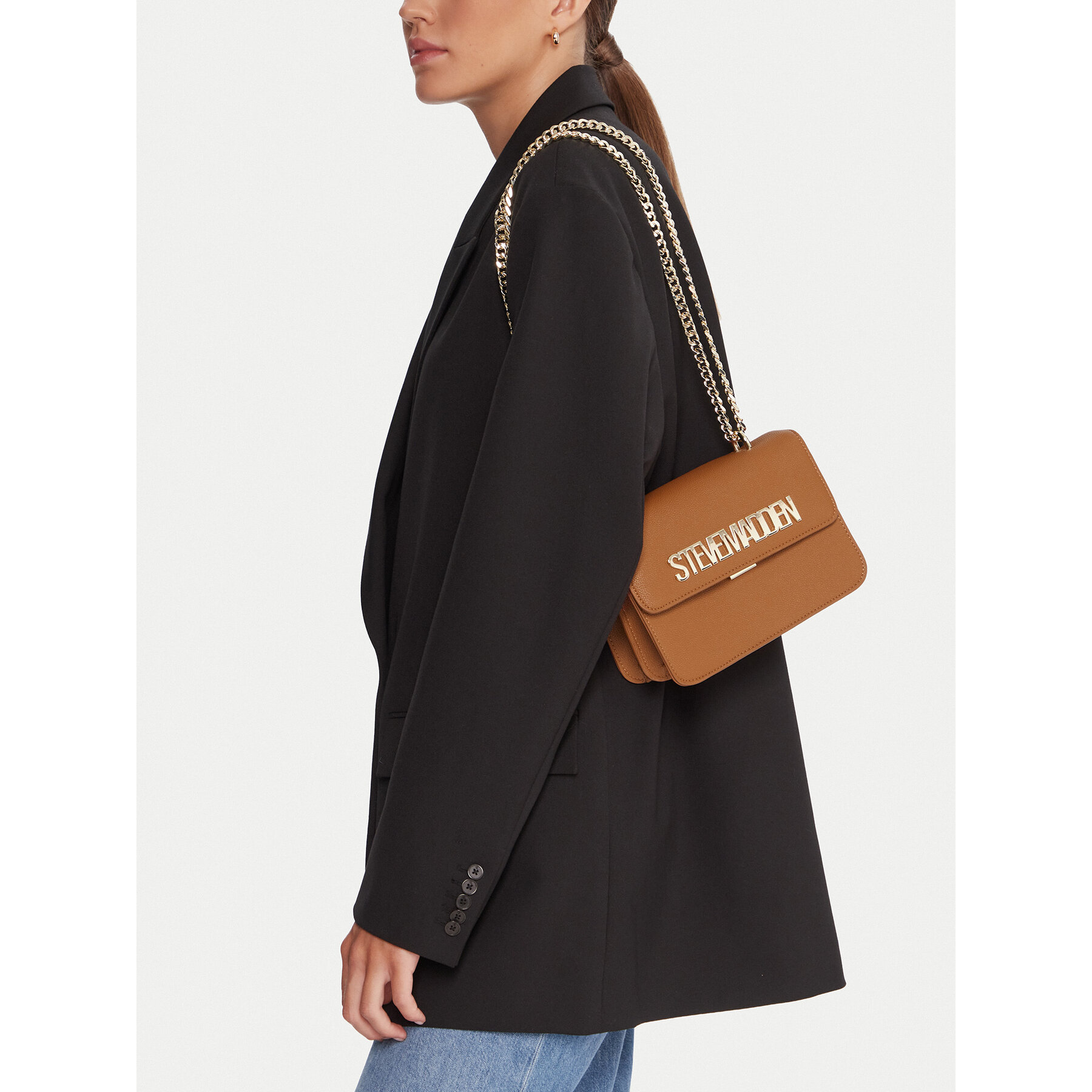 Дамска чанта Steve Madden Bstakes-2 SM13001826 Кафяв