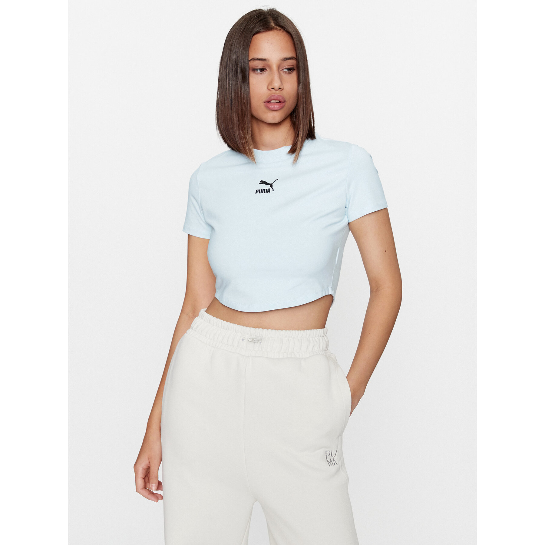 Puma T-Shirt Dare To 621435 Μπλε Slim Fit