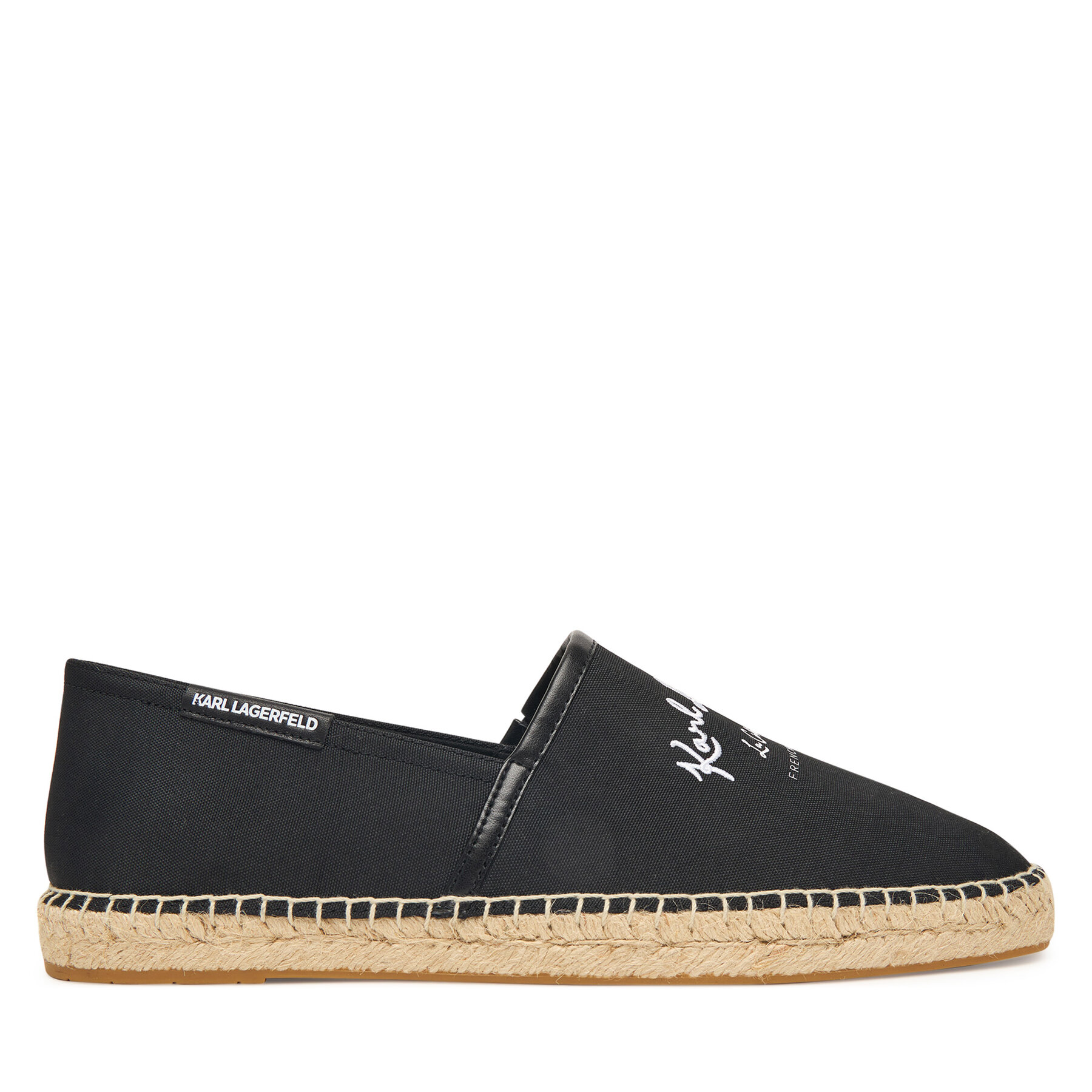 Espadrilky KARL LAGERFELD KL70126 Čierna