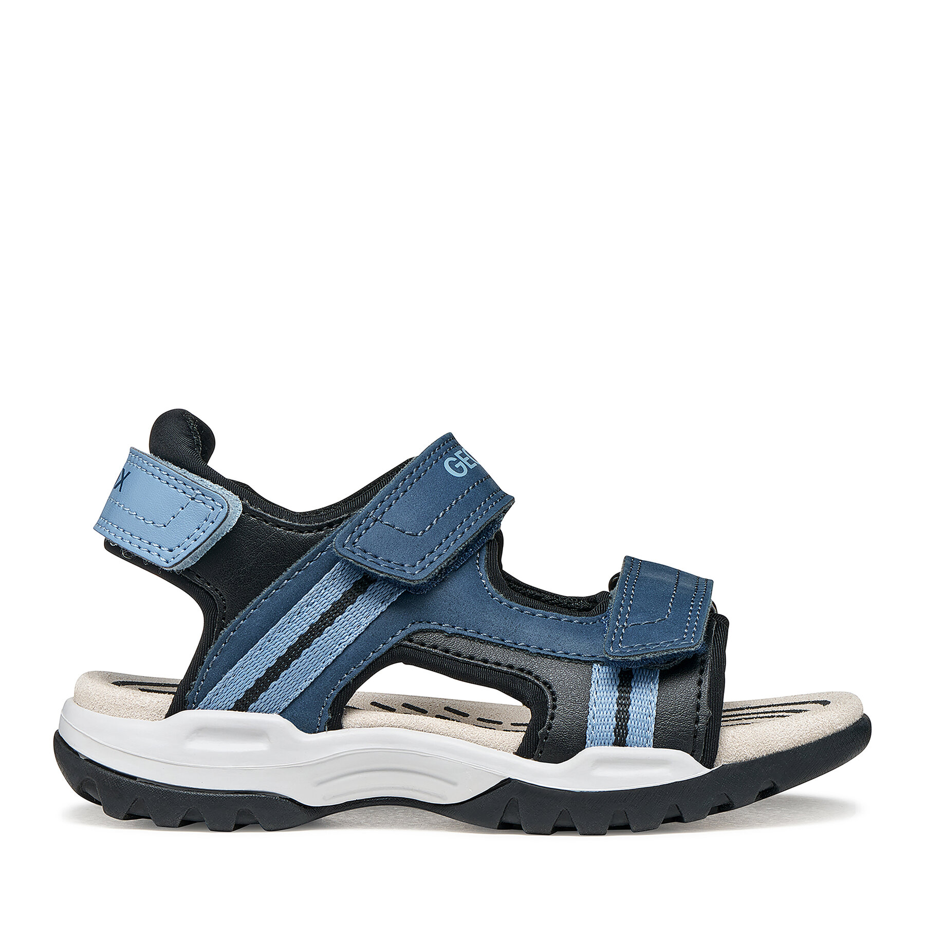 Sandále Geox Jr Borealis J450RA 015ME C4J9B S Tmavomodrá