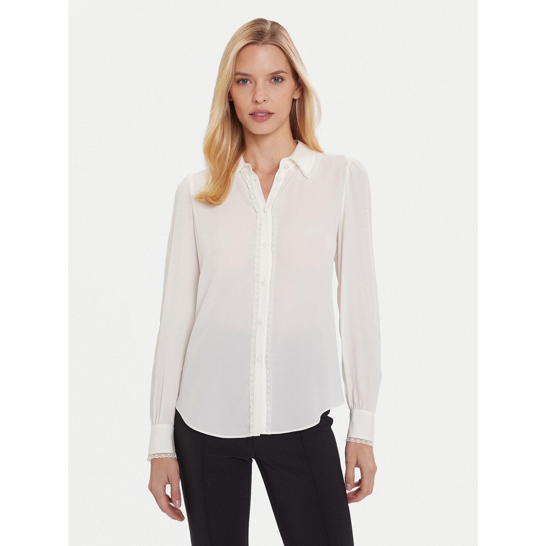 TWINSET Hemd 252TT2142 Beige Regular Fit