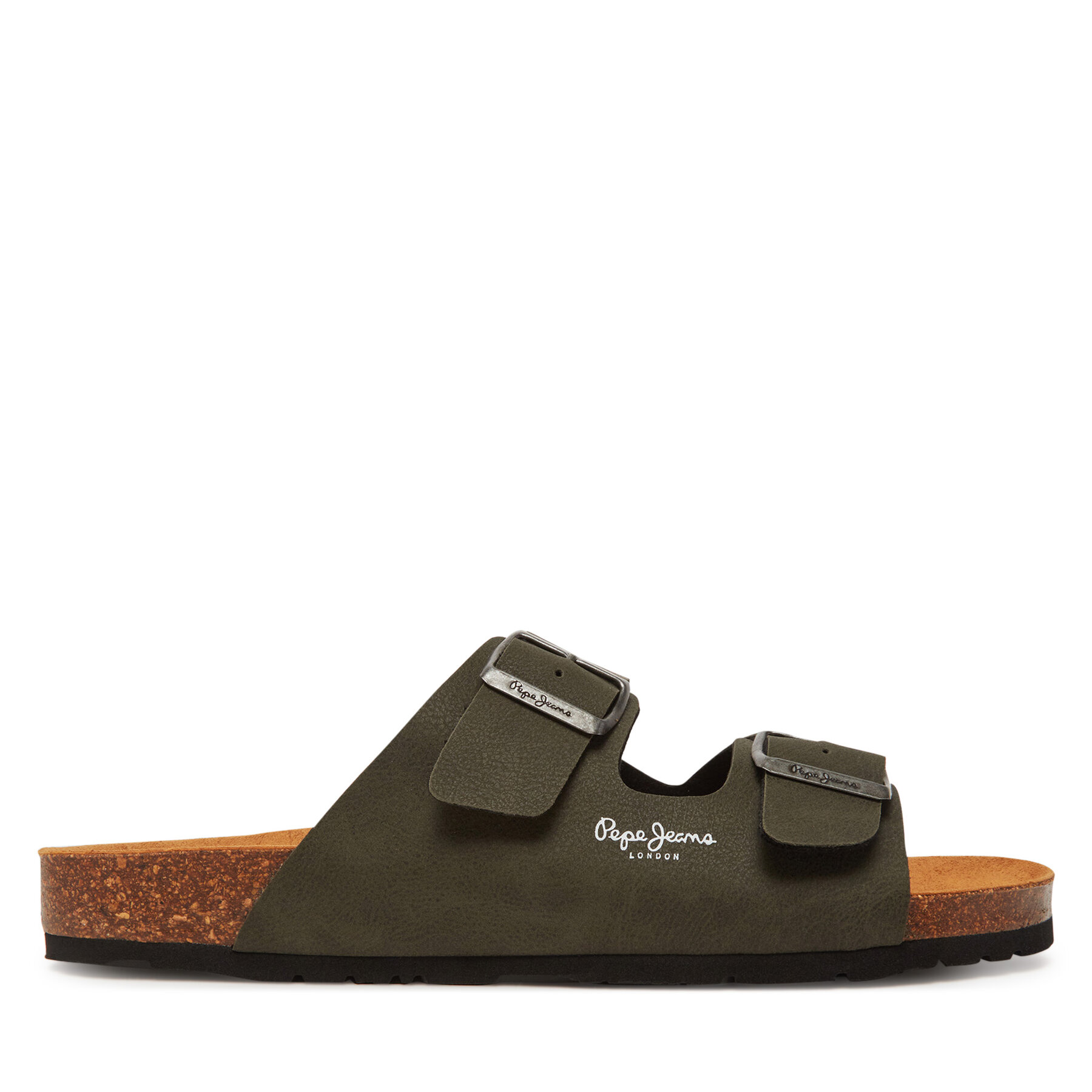 Herren Pantoletten Pepe Jeans, Schuhgröße 40, Khakifarben, PMS90110
